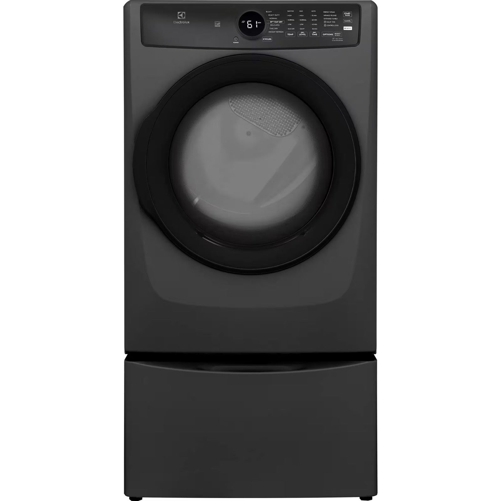 Electrolux ELFE743CAT 27" 8.0 Cu. Ft. Front Load Dryer Titanium