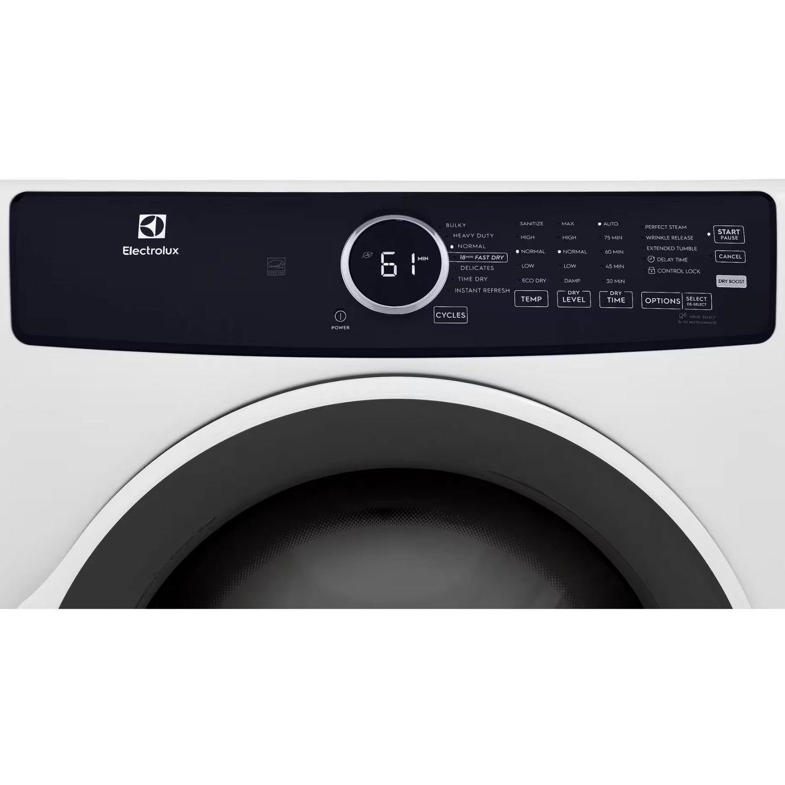 Electrolux ELFE743CAW 27" 8.0 Cu. Ft. Front Load Dryer White