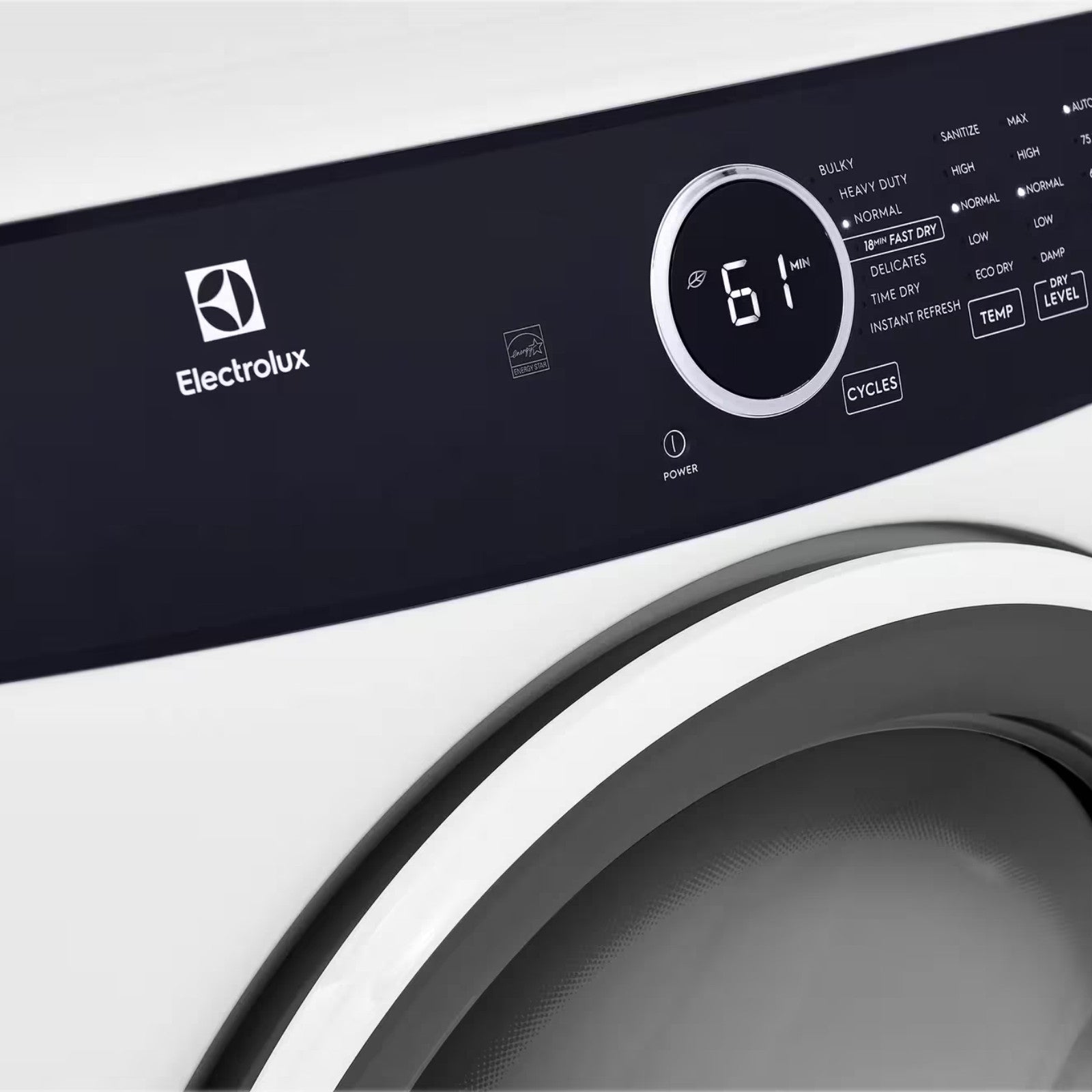 Electrolux ELFE743CAW 27" 8.0 Cu. Ft. Front Load Dryer White