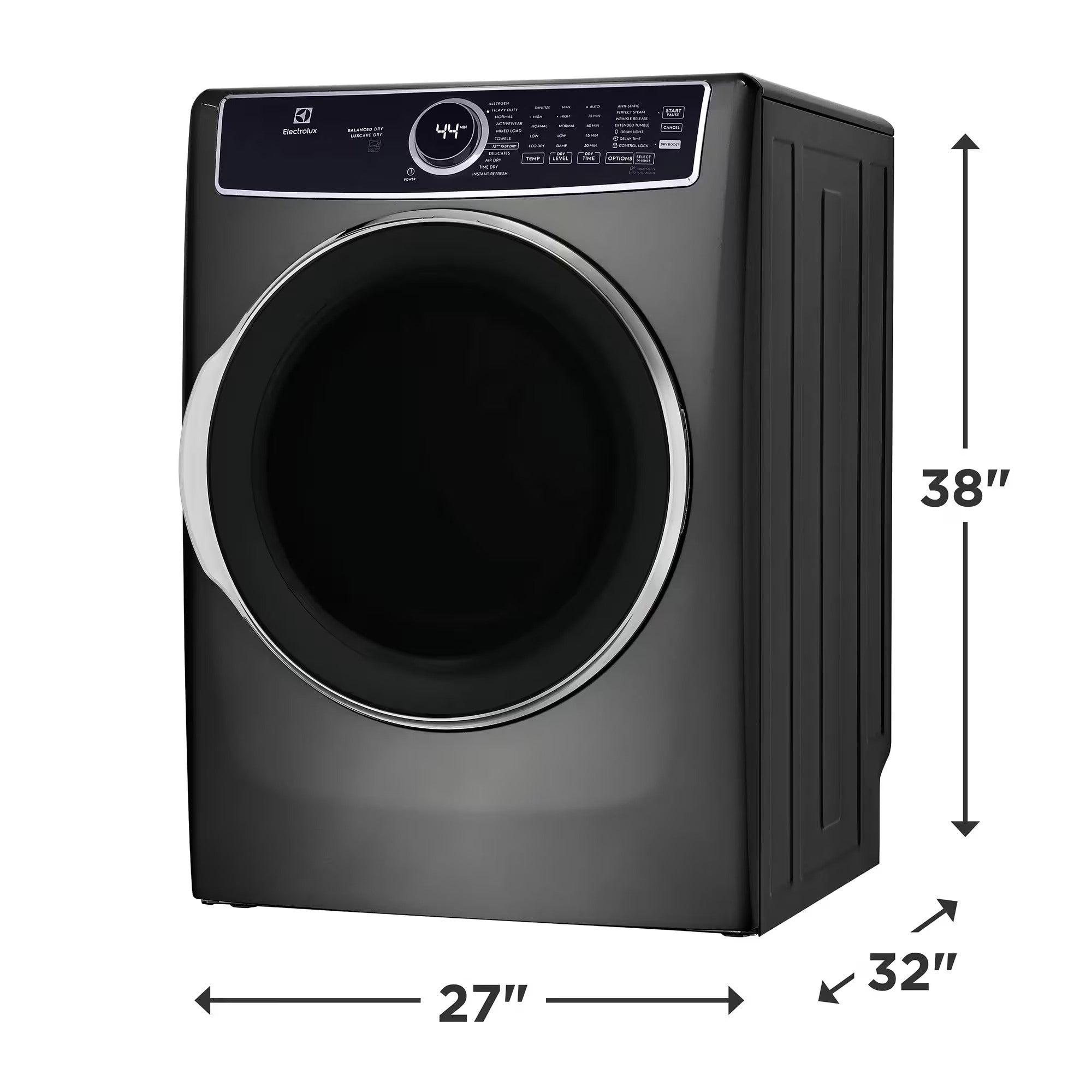 Electrolux ELFE763CAT 27" 8.0 Cu. Ft. Front Load Dryer Titanium
