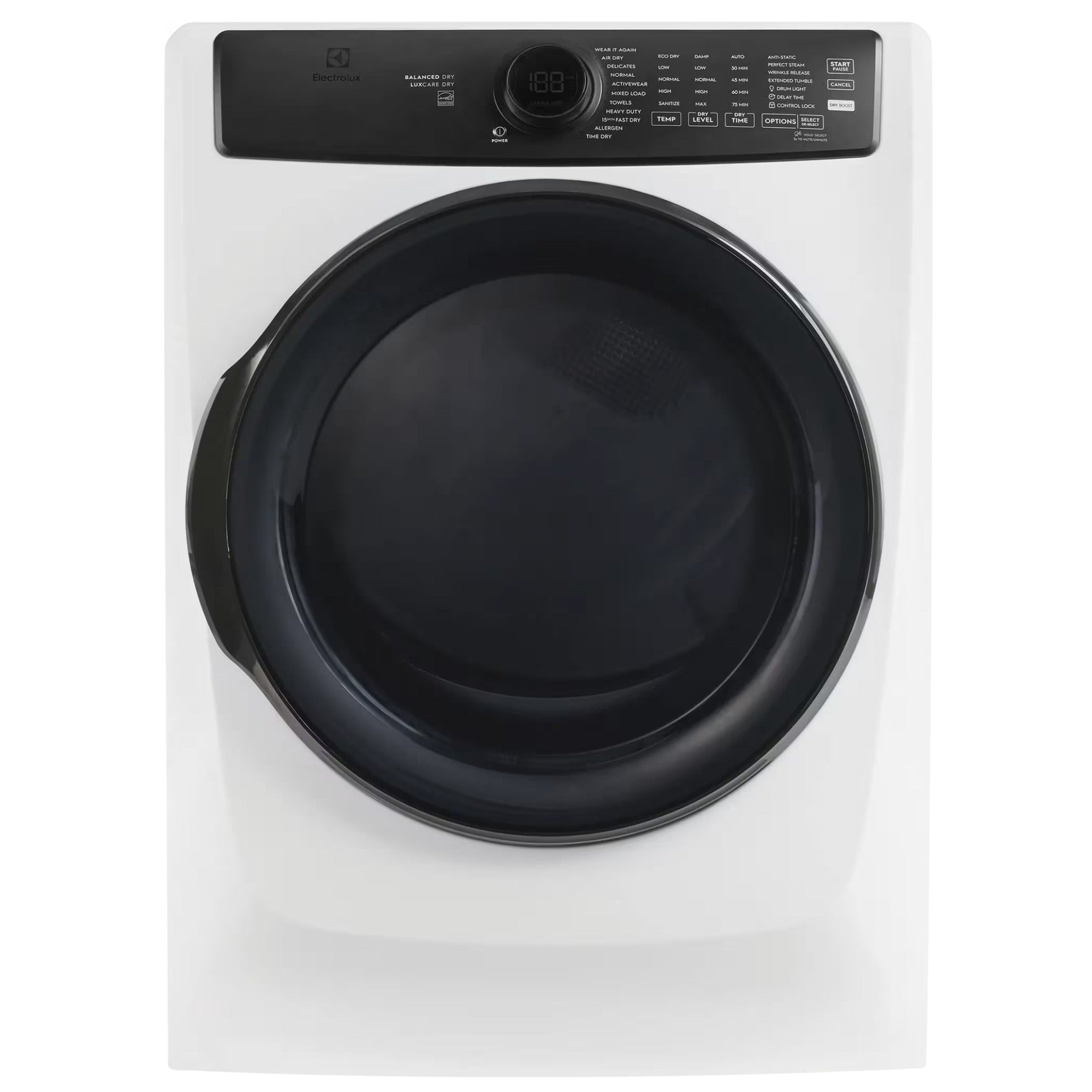Electrolux ELFE773CMW 27" 8.0 Cu. Ft. Front Load Dryer White