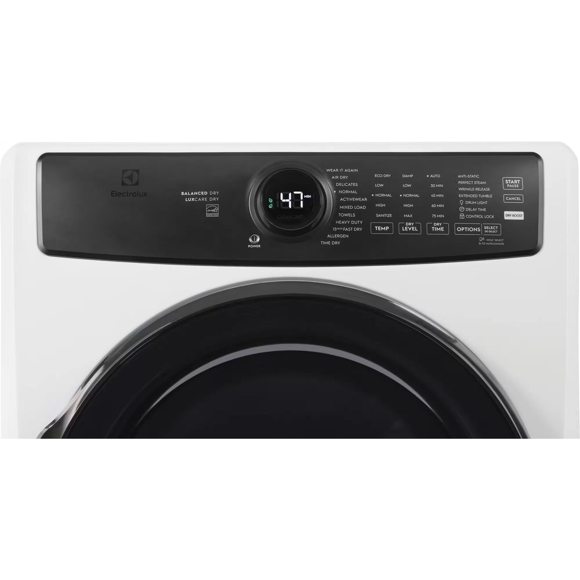 Electrolux ELFE773CMW 27" 8.0 Cu. Ft. Front Load Dryer White