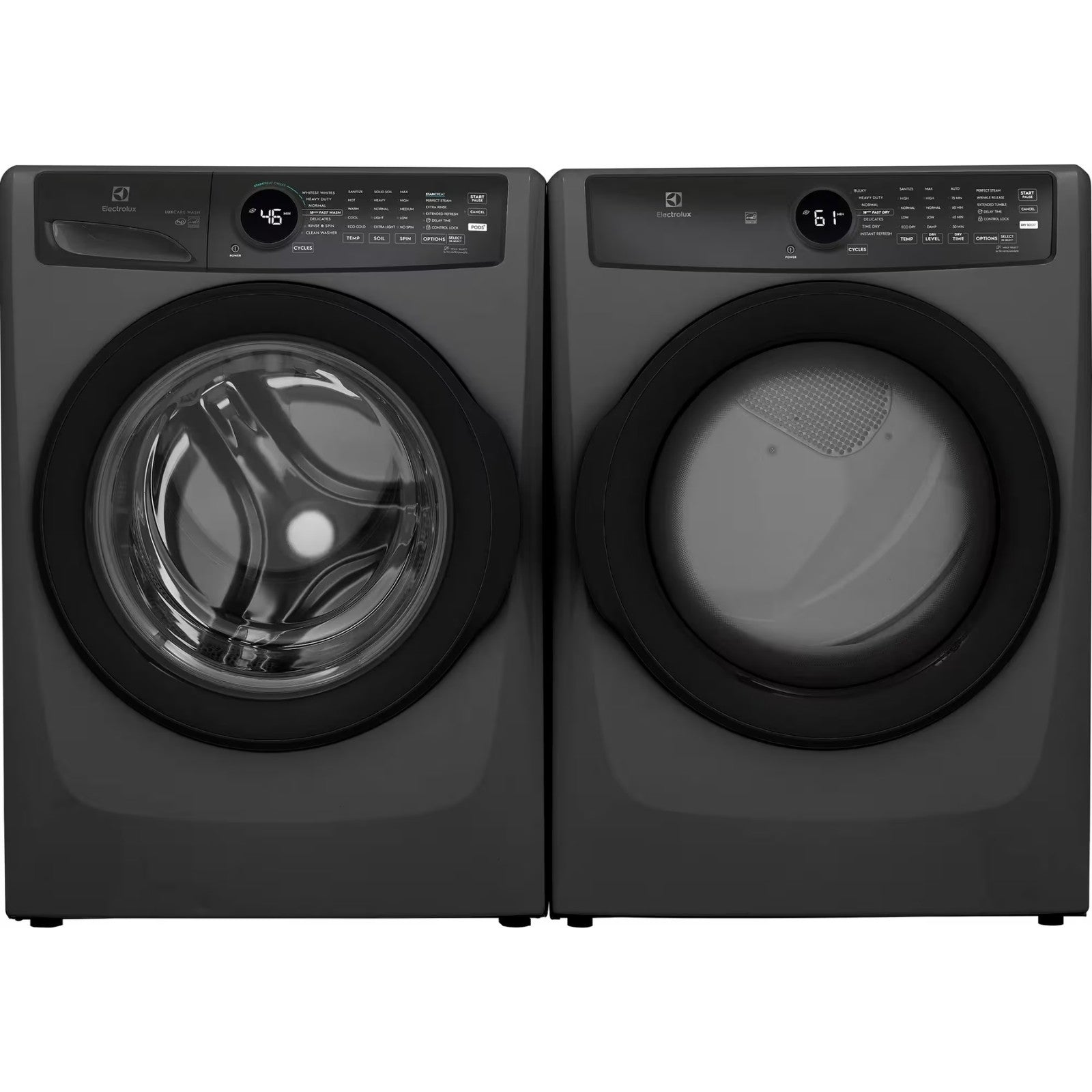 Electrolux Front Load Laundry Pair ELFW7437AT-ELFE743CAT Titanium