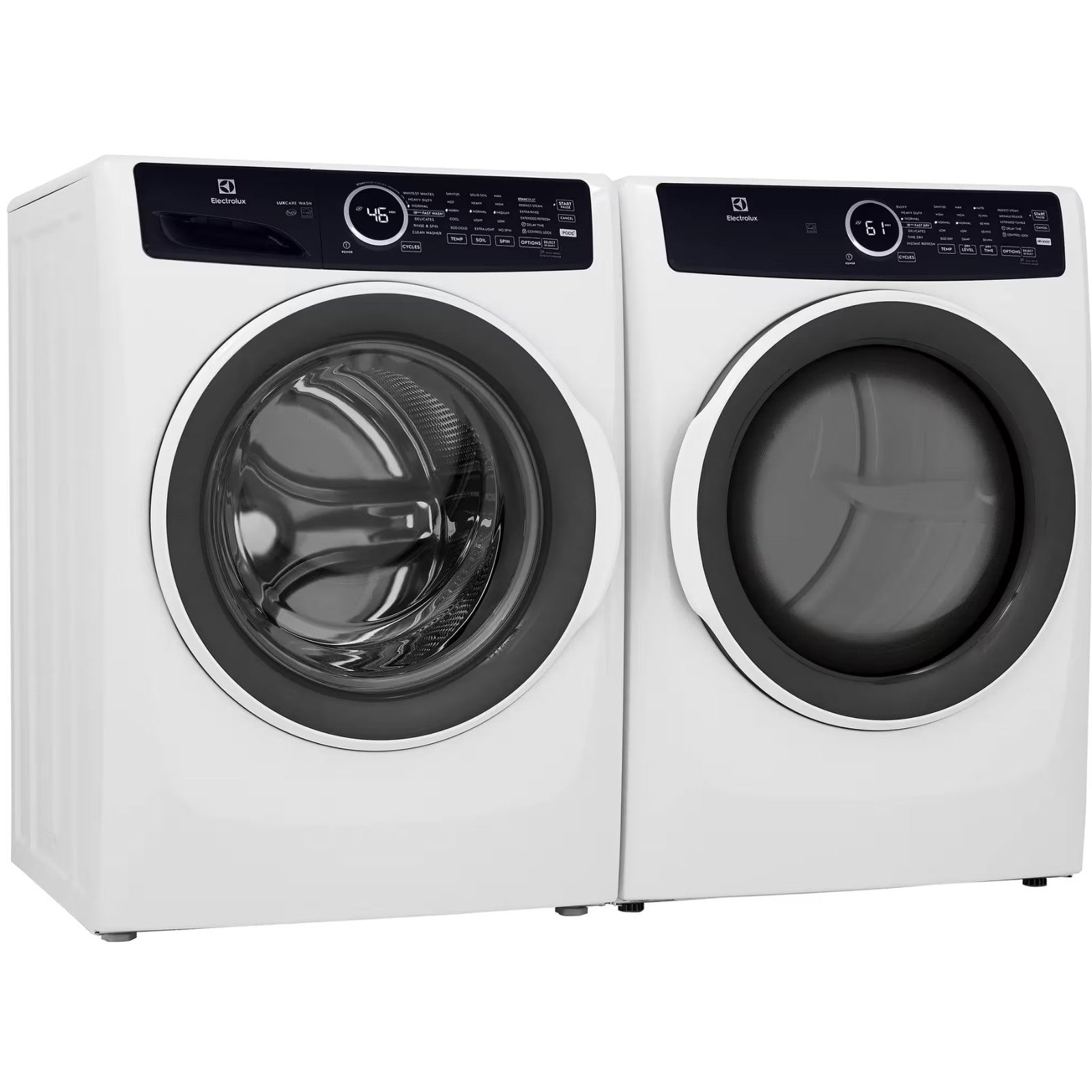 Electrolux Front Load Laundry Pair ELFW7437AW-ELFE743CAW White