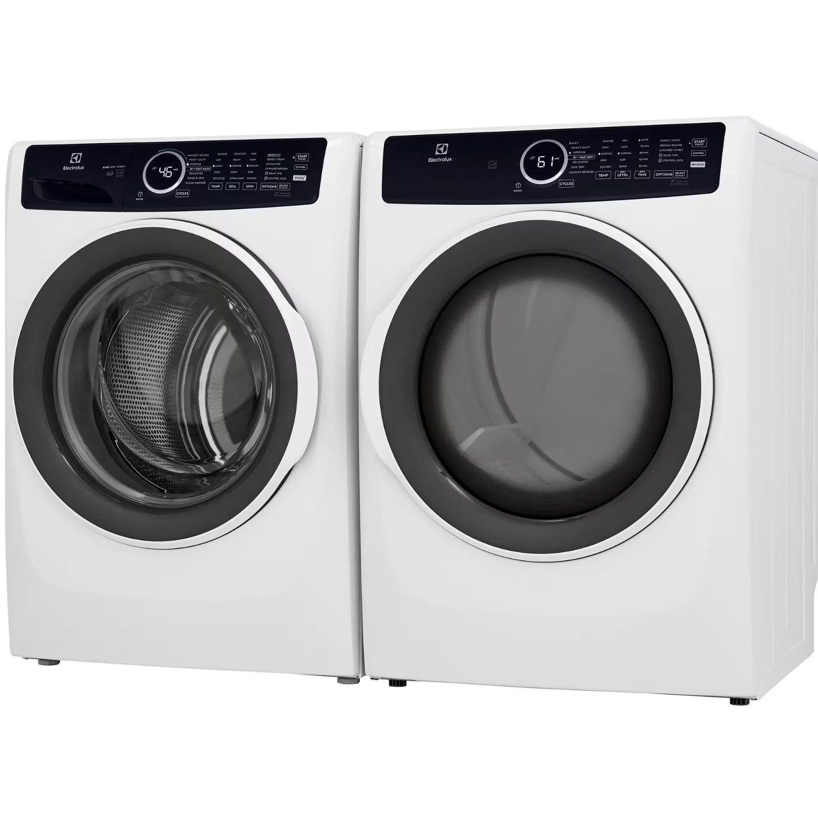 Electrolux Front Load Laundry Pair ELFW7437AW-ELFE743CAW White