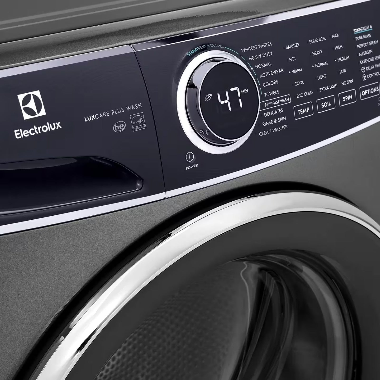 Electrolux ELFW7537AT 5.2 Cu. Ft. I.E.C. Front Load Washer Titanium