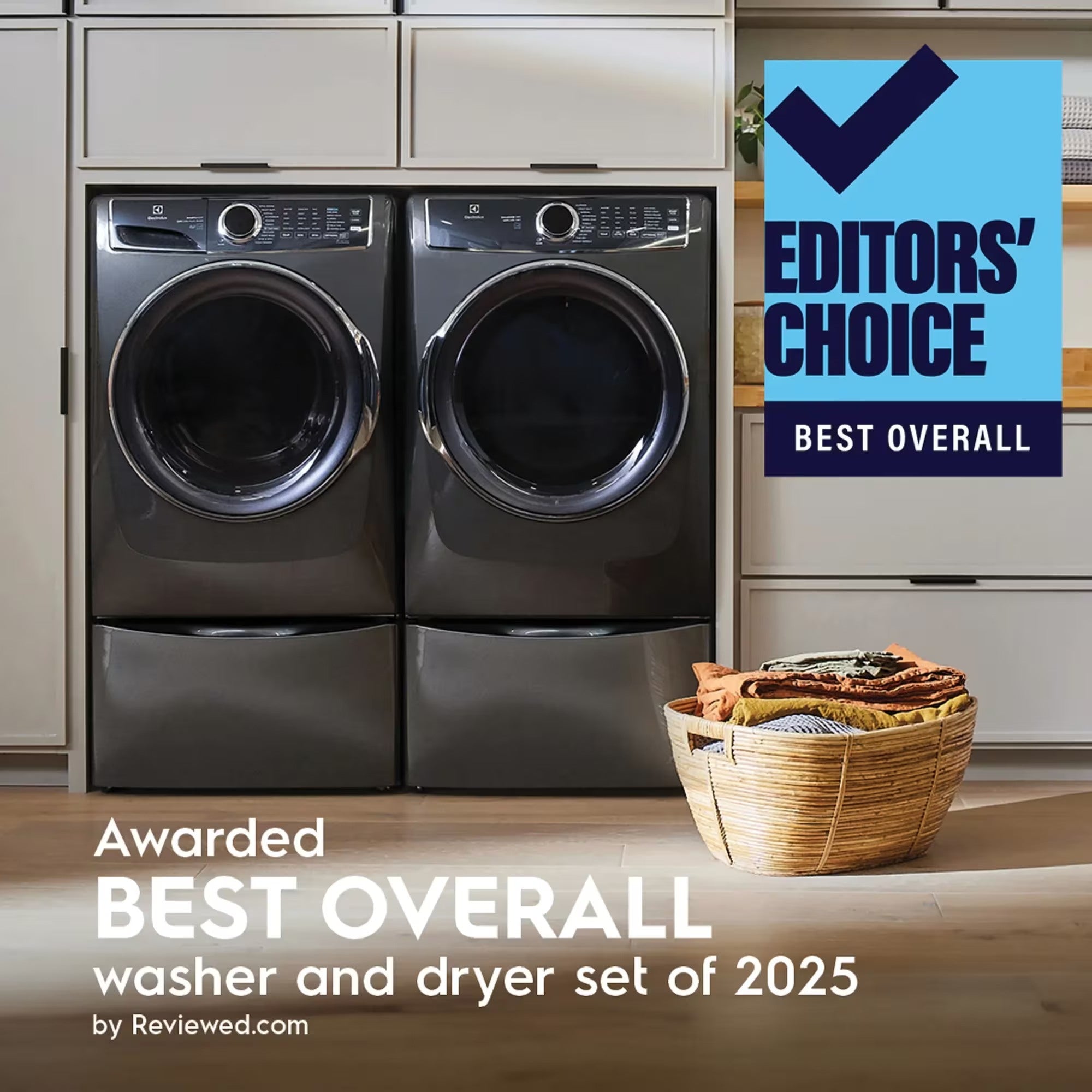 Electrolux ELFW7637AT 5.2 Cu. Ft. I.E.C. Front Load Washer Titanium