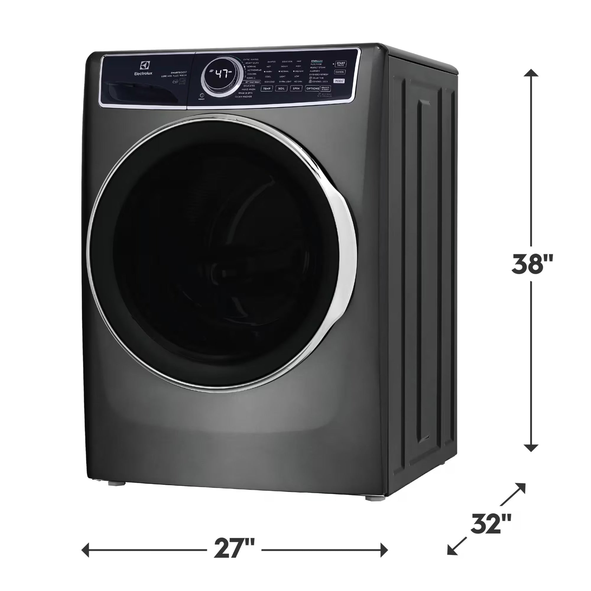 Electrolux ELFW7637AT 5.2 Cu. Ft. I.E.C. Front Load Washer Titanium