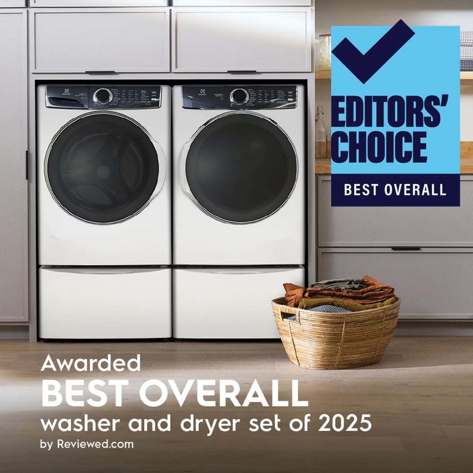 Electrolux Laundry Pair ELFW7637AW & ELFE763CAW