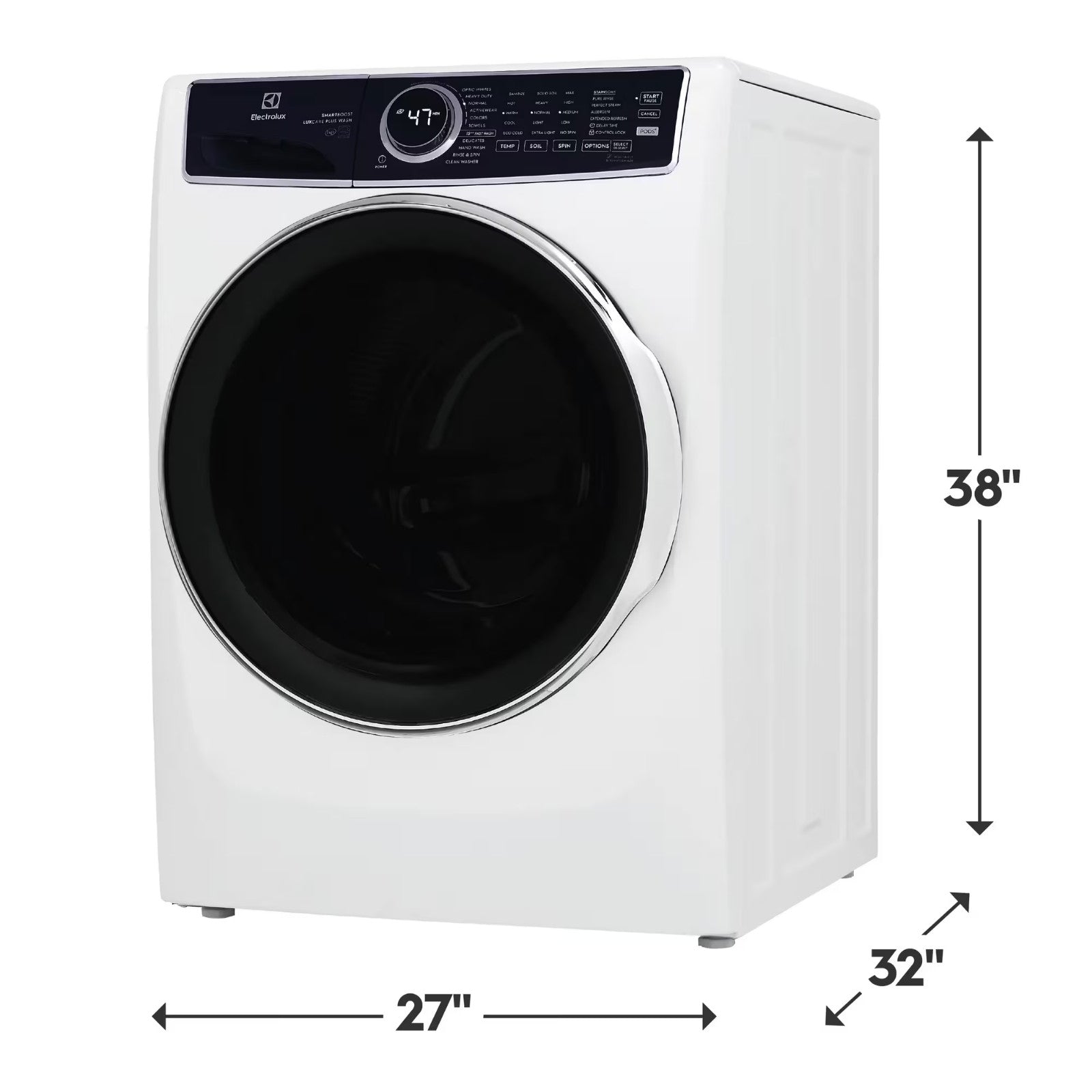 Electrolux ELFW7637AW 5.2 Cu. Ft. I.E.C. Front Load Washer White