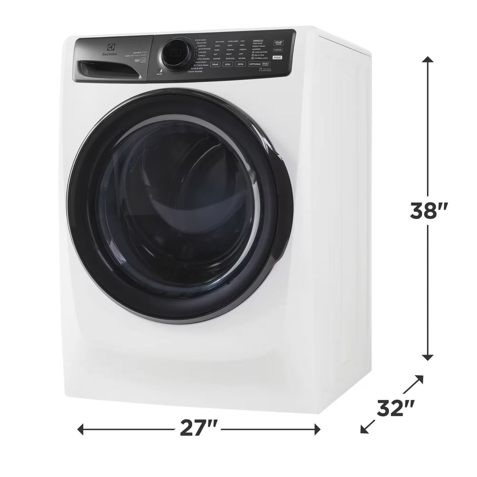 Electrolux ELFW7738MW 5.2 Cu. Ft. I.E.C. Front Load Washer Matt White
