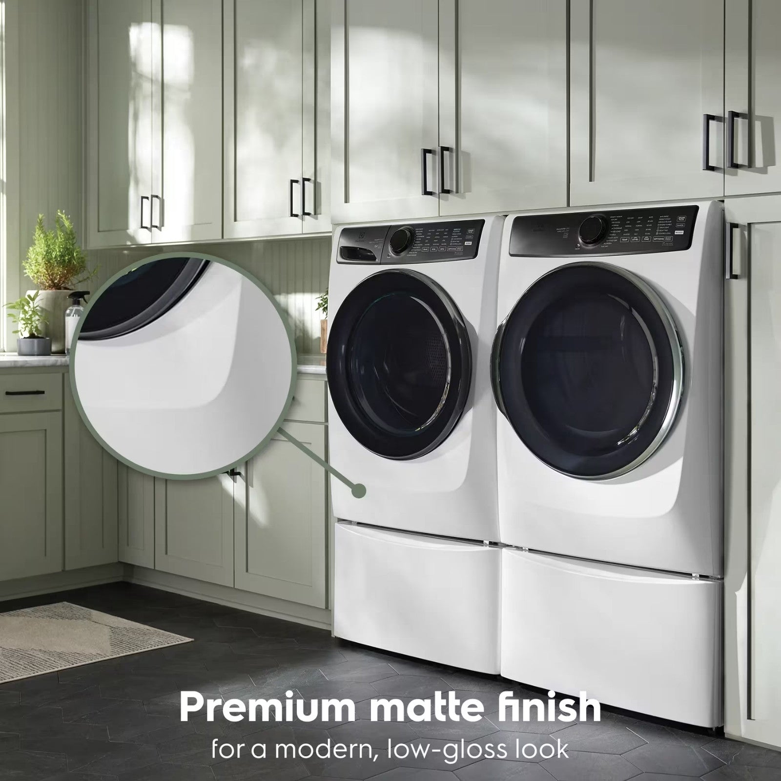 Electrolux ELFW7738MW 5.2 Cu. Ft. I.E.C. Front Load Washer Matt White