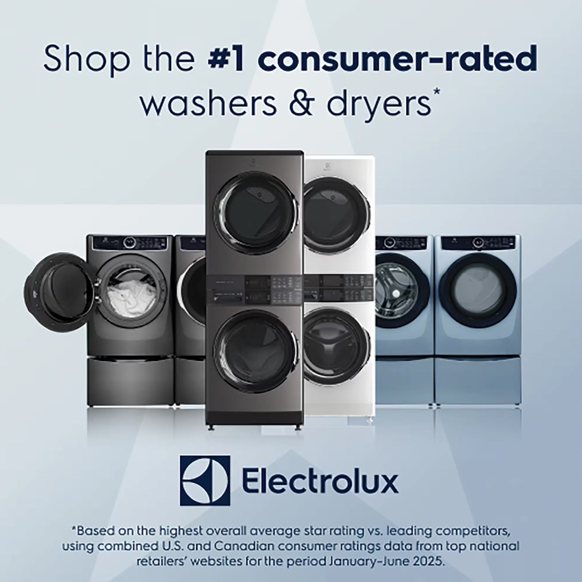 Electrolux ELTE730CAD Laundry Tower™ Denim Blue