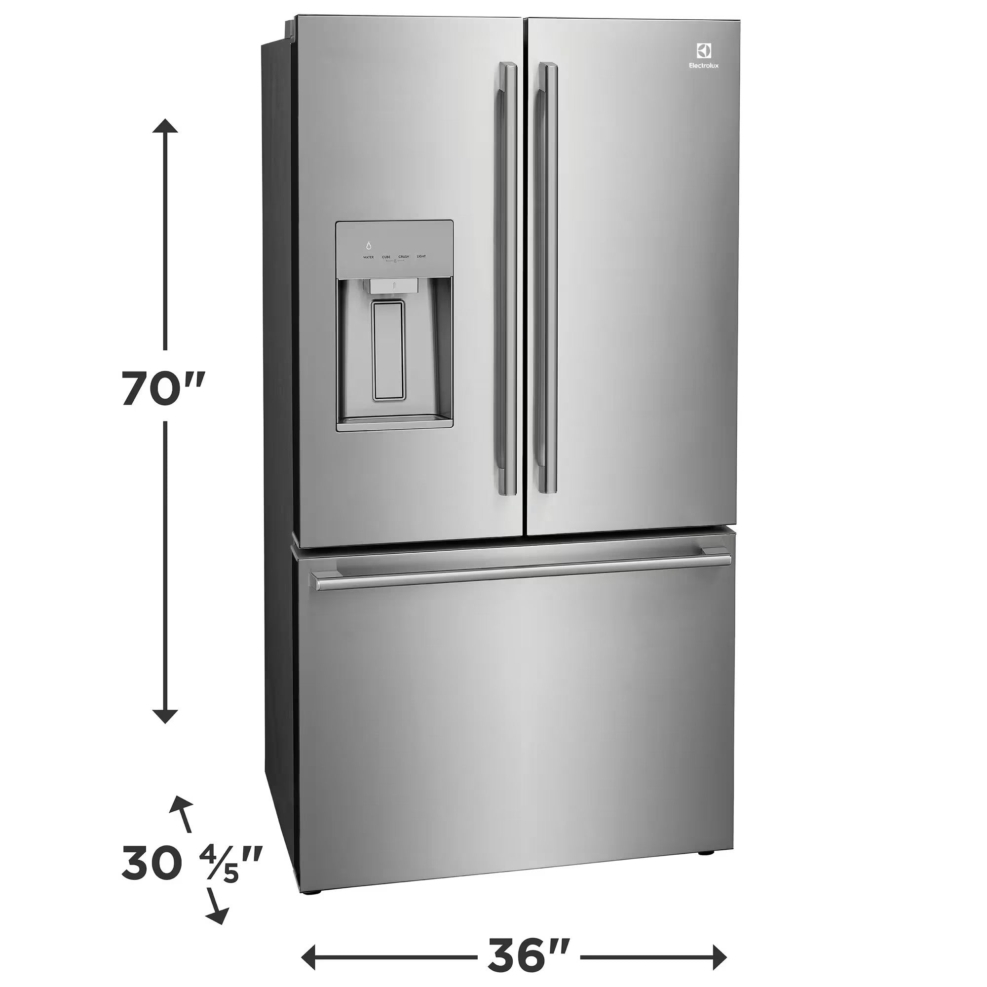 Electrolux ERFC2393AS 36" 23 Cu.Ft. French Door Refrigerator Stainless Steel
