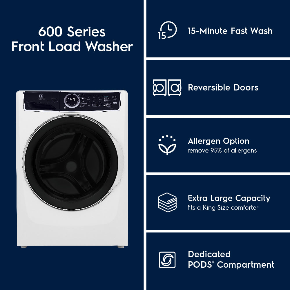 Electrolux Laundry Pair ELFW7637AW & ELFE763CAW