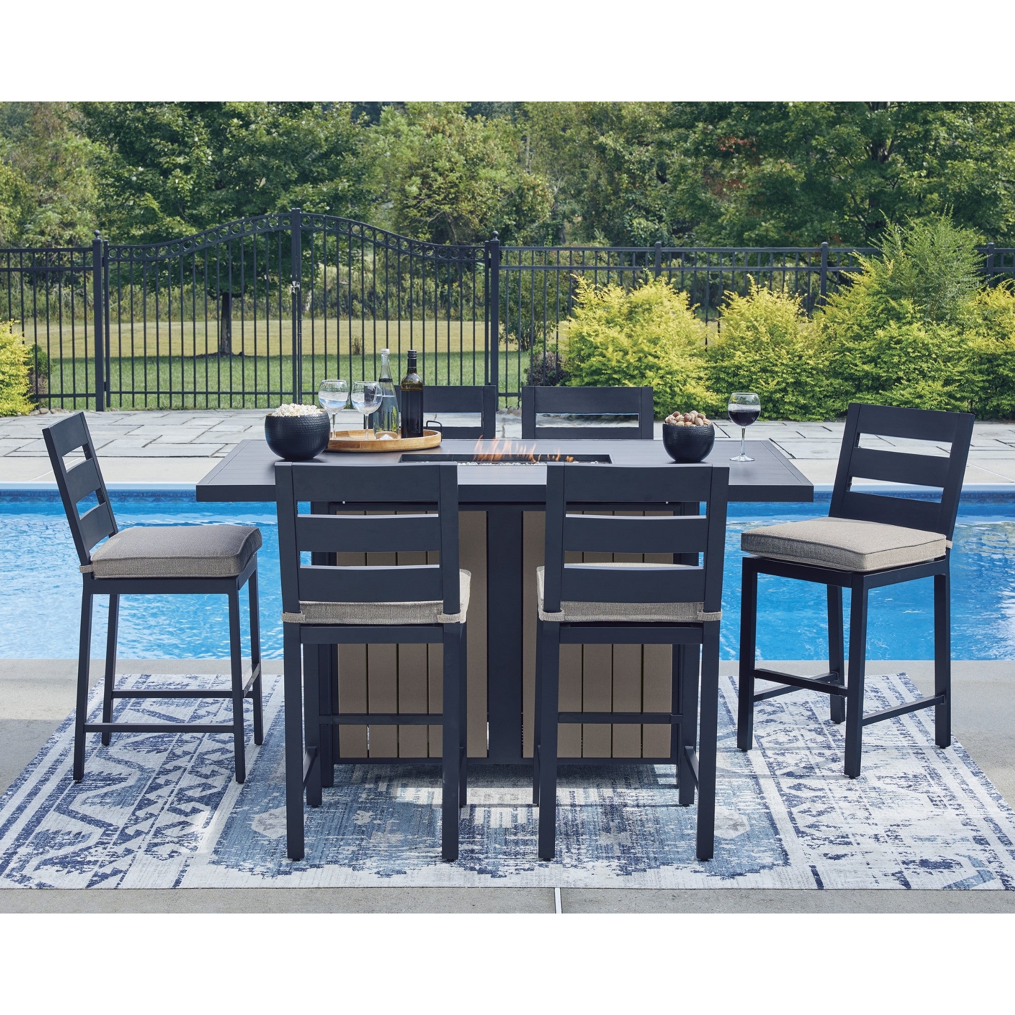 East Beach 7-Piece Counter Height Dining Set