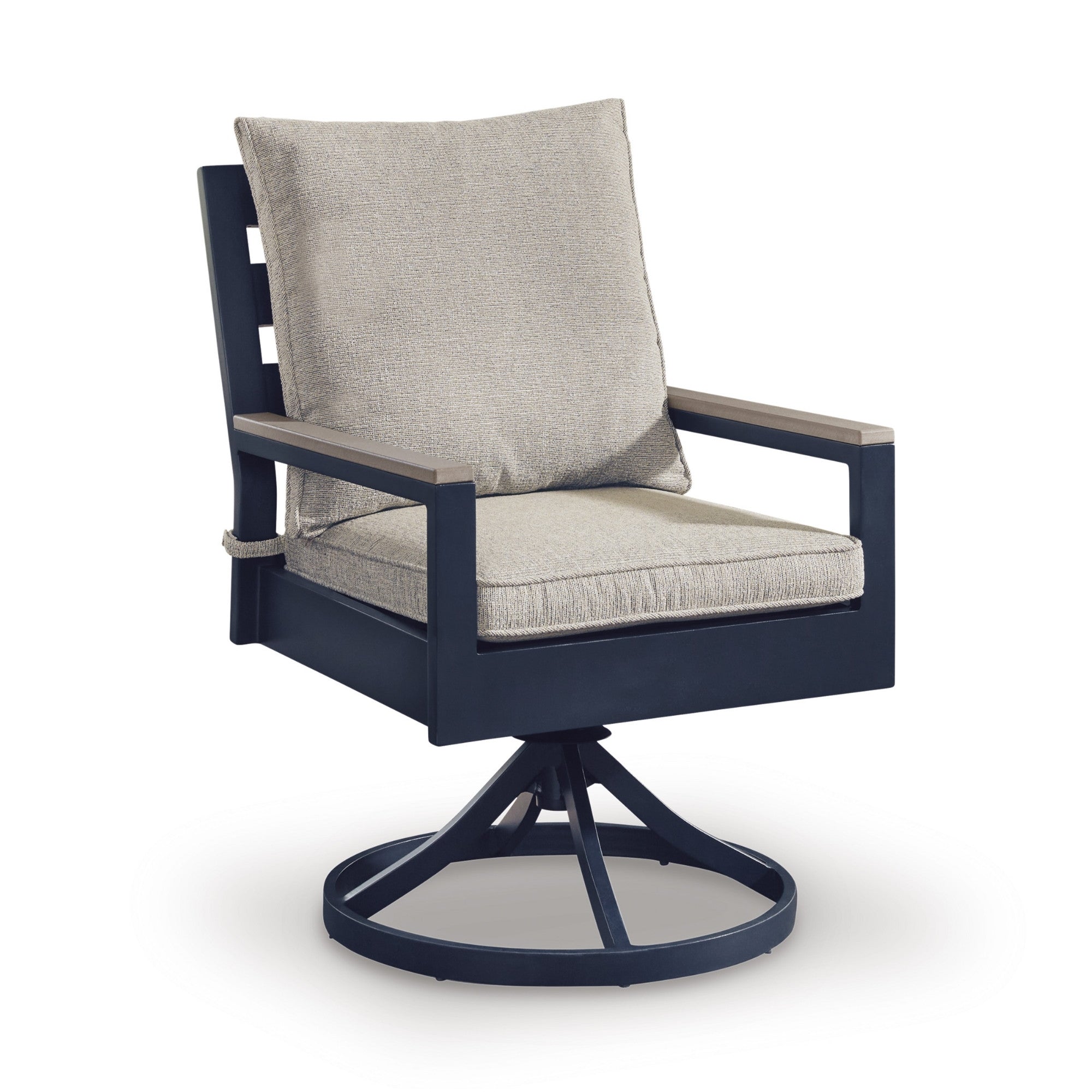 East Beach Swivel Chair w/Cushion (Set of 2)