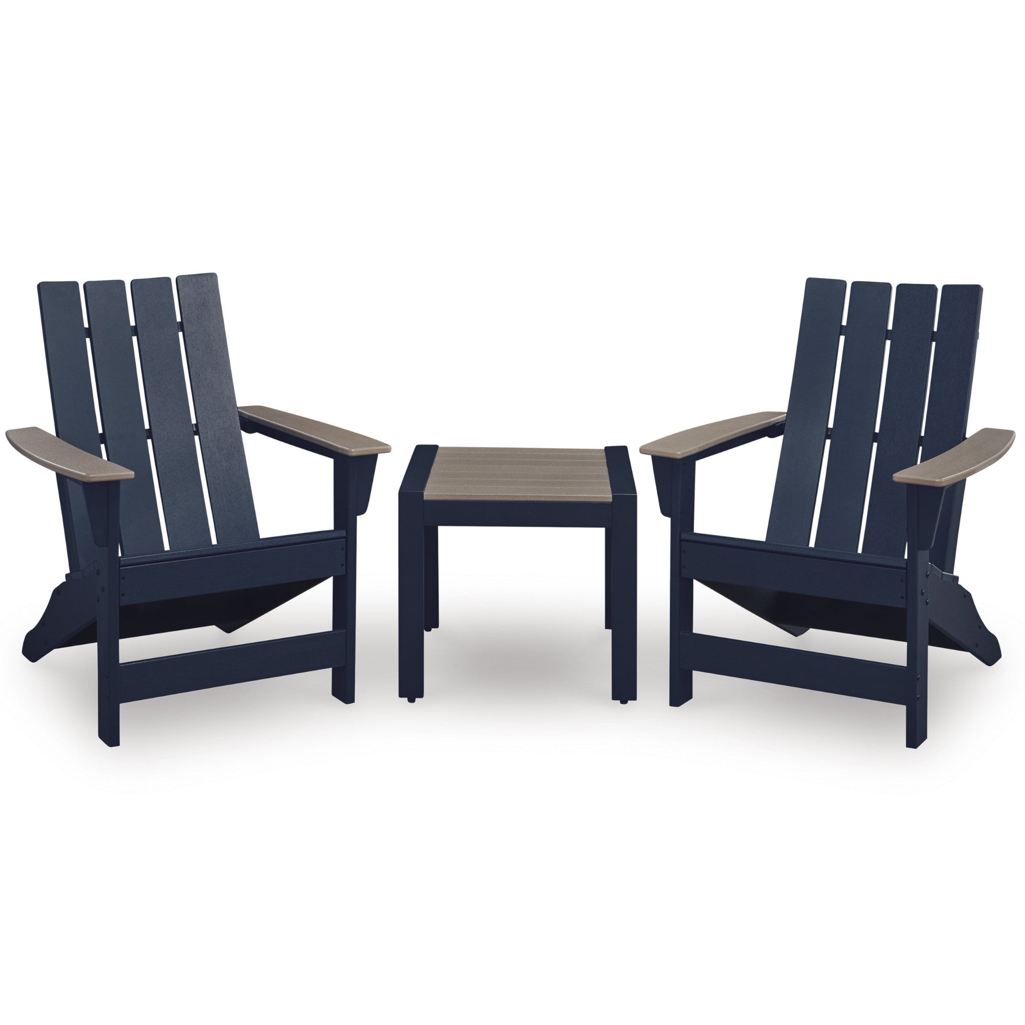 East Beach 3-Piece Adirondack Chair Set