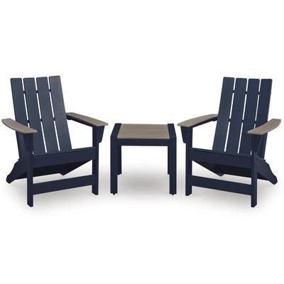 East Beach 3-Piece Adirondack Chair Set