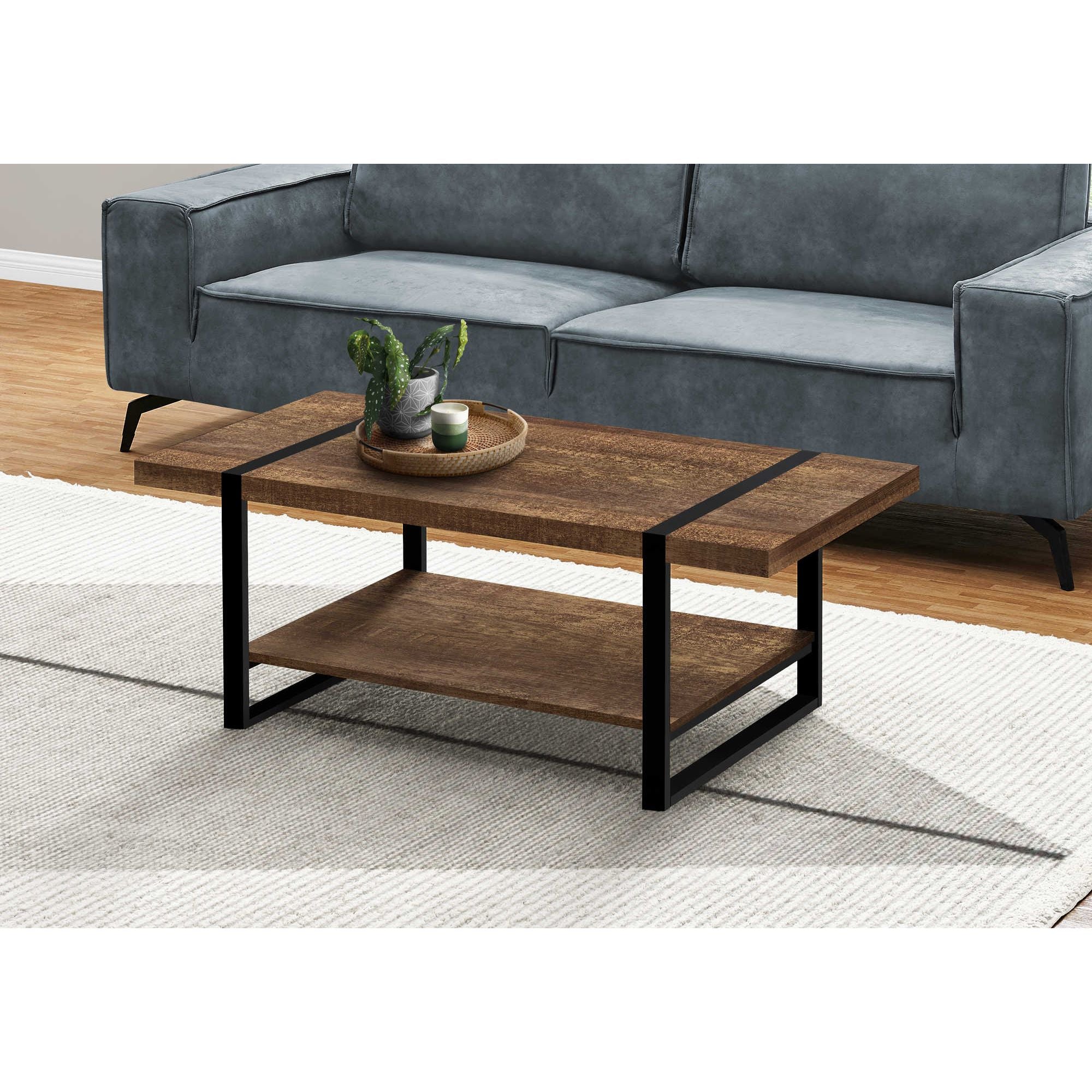 Echelon Coffee Table in Brown Wood | CastleUp Experience Centre Online Furniture