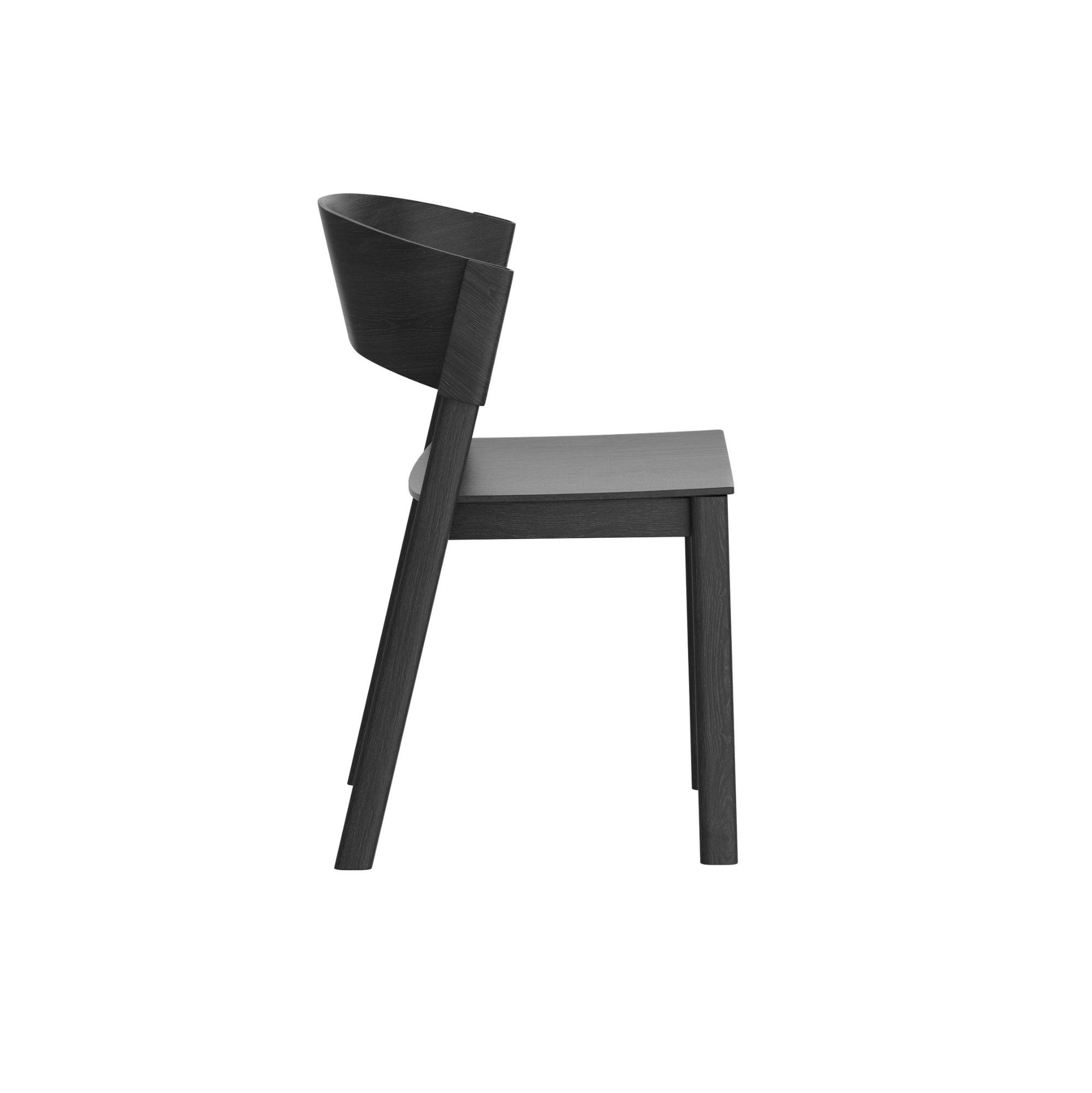 Elias Dining Chair in Black (Set of 2)