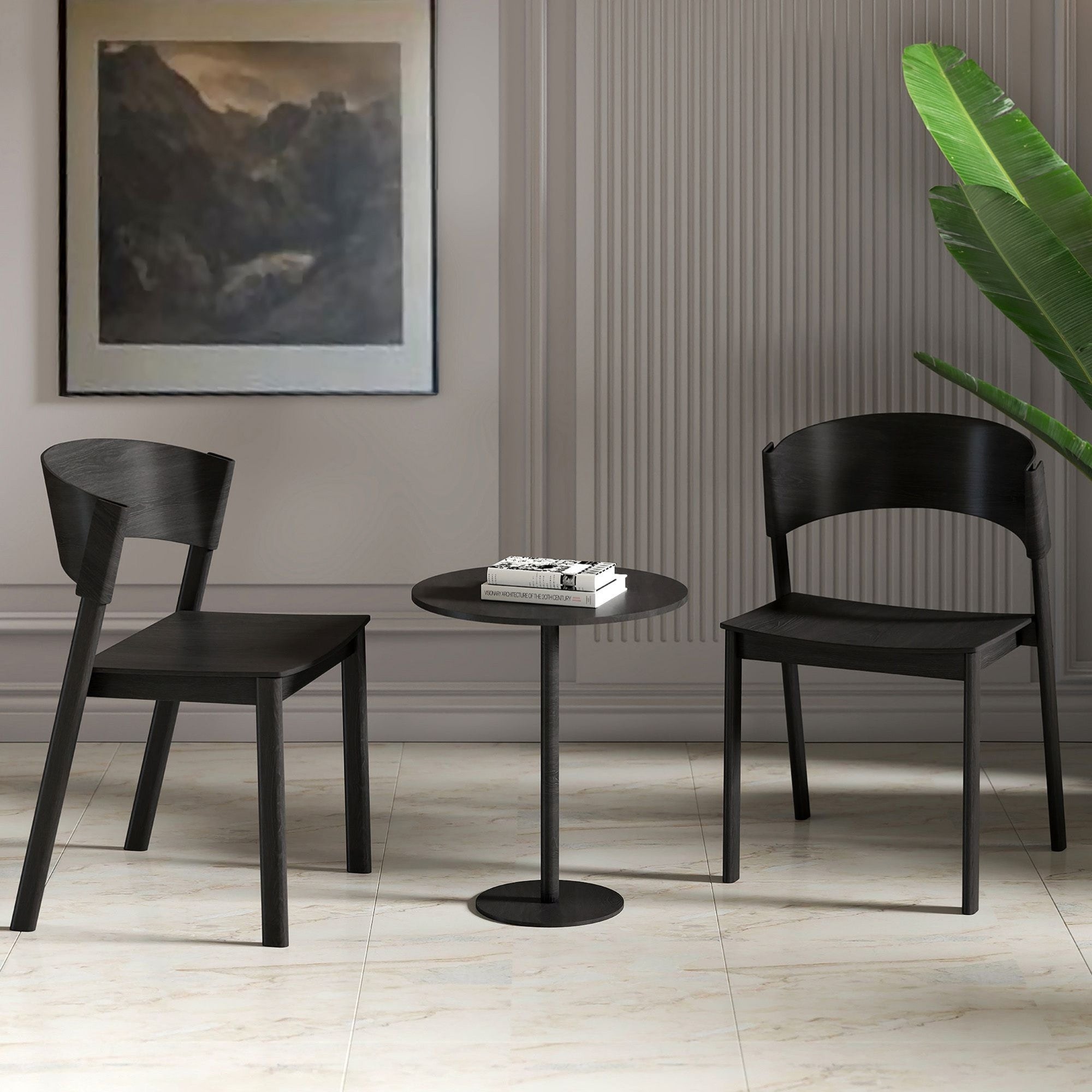 Elias Dining Chair in Black (Set of 2)