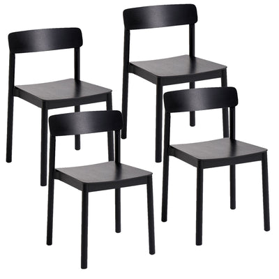 Felix Dining Chair in Black (Set of 4)