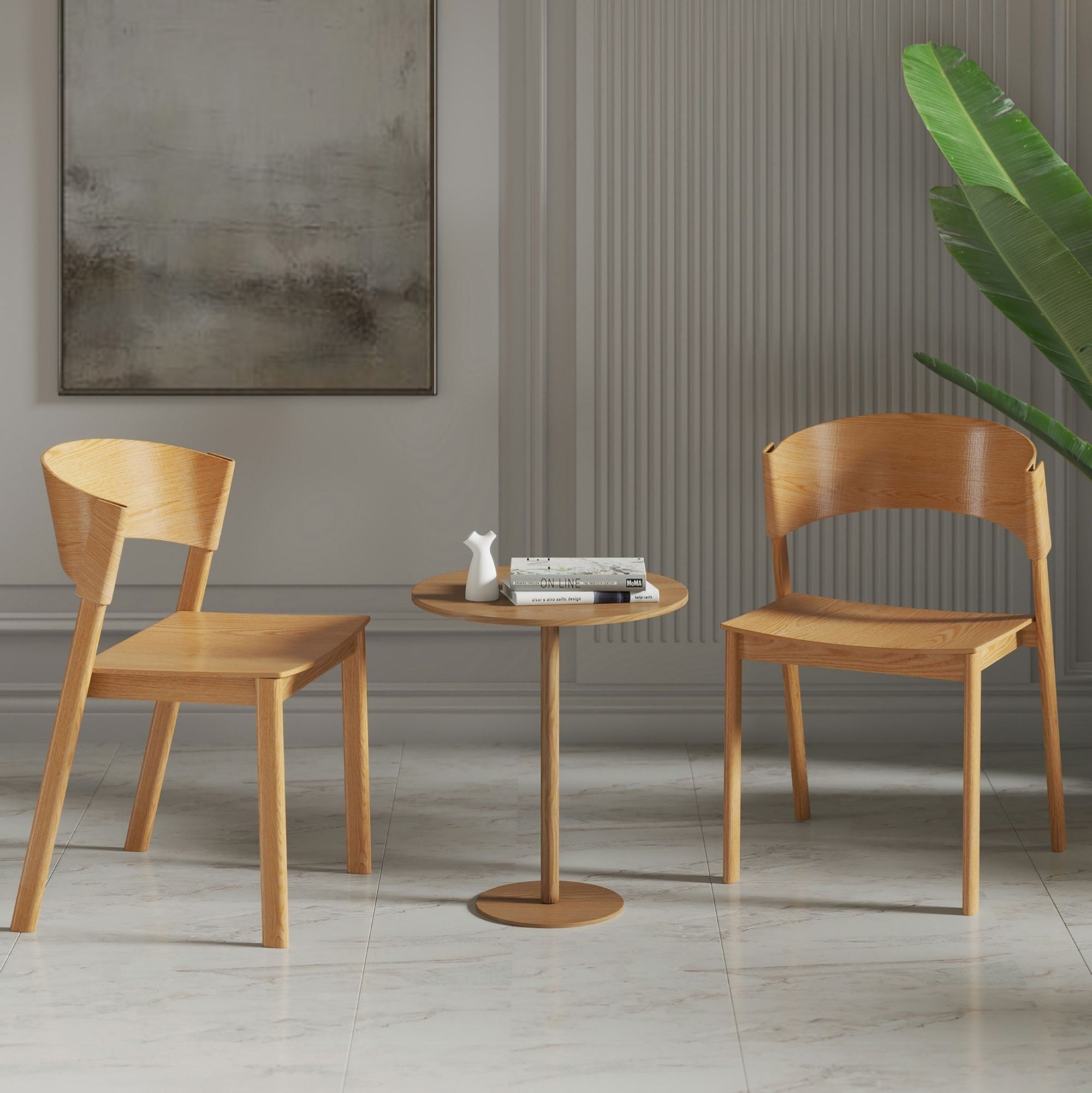 Elias Dining Chair in Natural (Set of 2)
