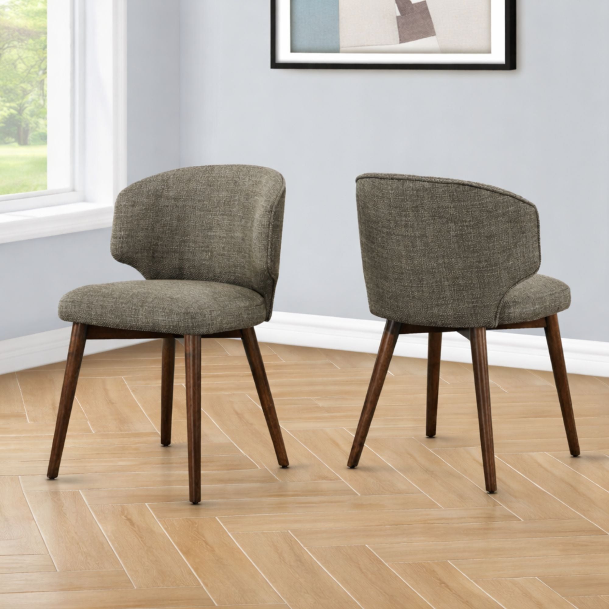 Ellis Upholstered Dining Chair ( Set of 2) | CastleUp Experience Centre Online Furniture