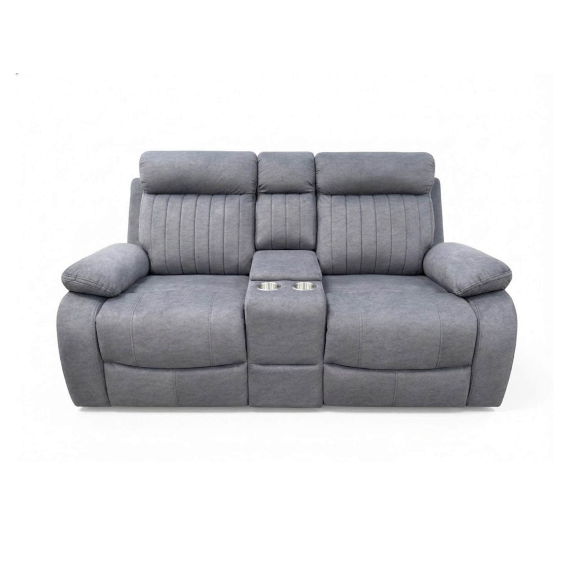 Eiyse Recliner Loveseat Grey | CastleUp Experience Centre Online Furniture