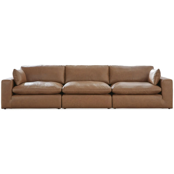 Emilia 3-Piece Leather Modular Sofa