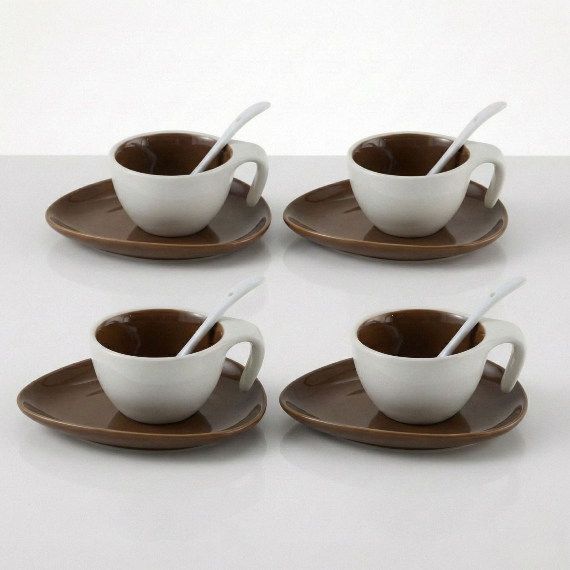 Tannex Espresso Cup Set in Brown | CastleUp Experience Centre Online Furniture
