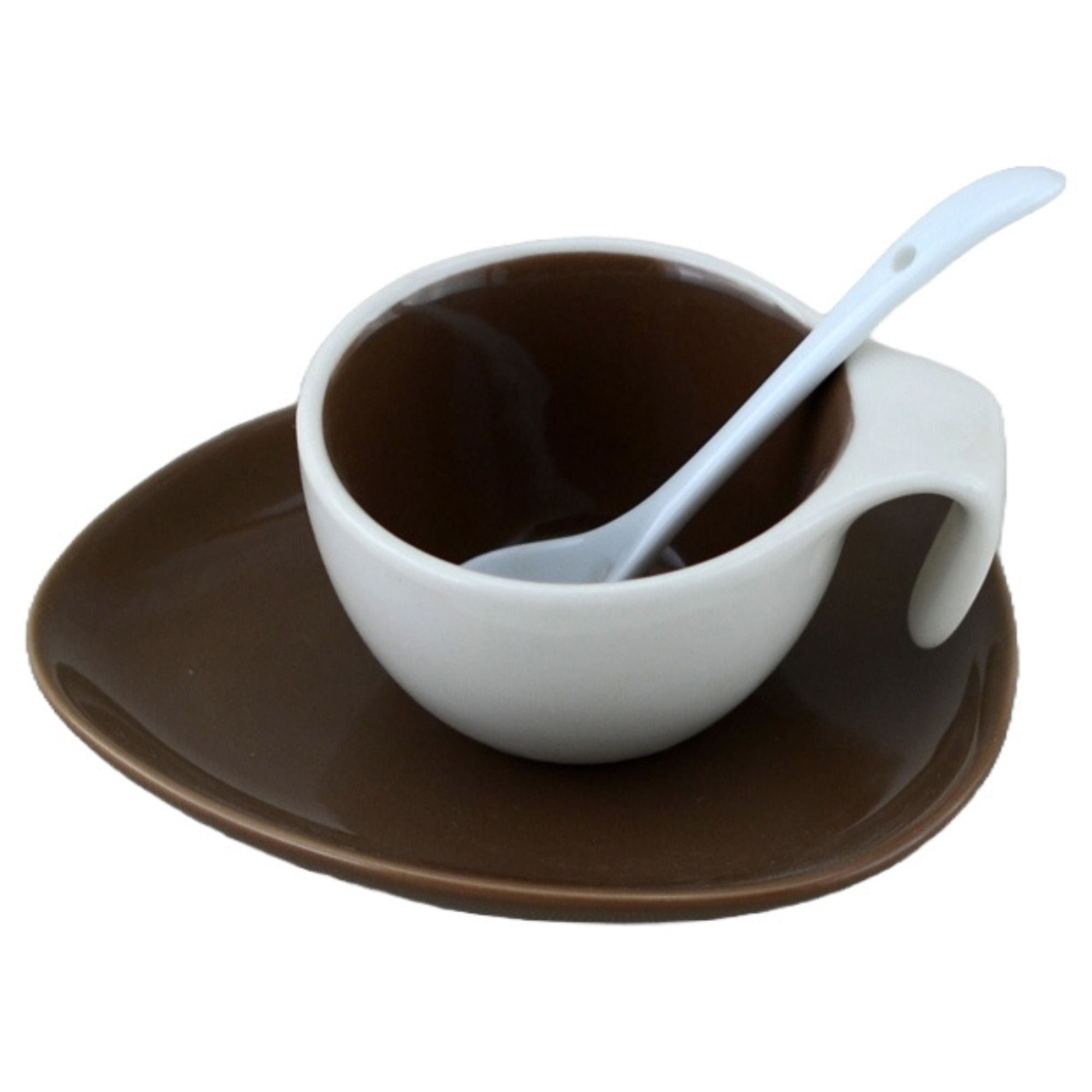 Tannex Espresso Cup Set in Brown | CastleUp Experience Centre Online Furniture
