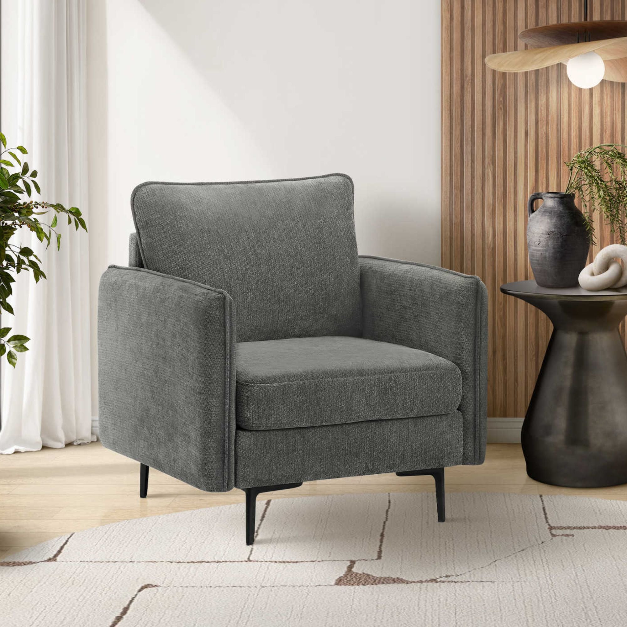 Everett Sofa Set Dark Grey | CastleUp Experience Centre Online Furniture