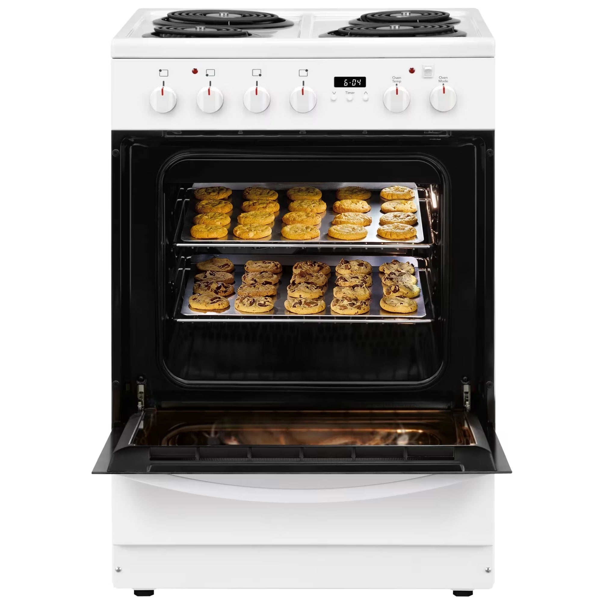 Frigidaire FCFC241CAW 24-Inch Freestanding Electric Coil Range White