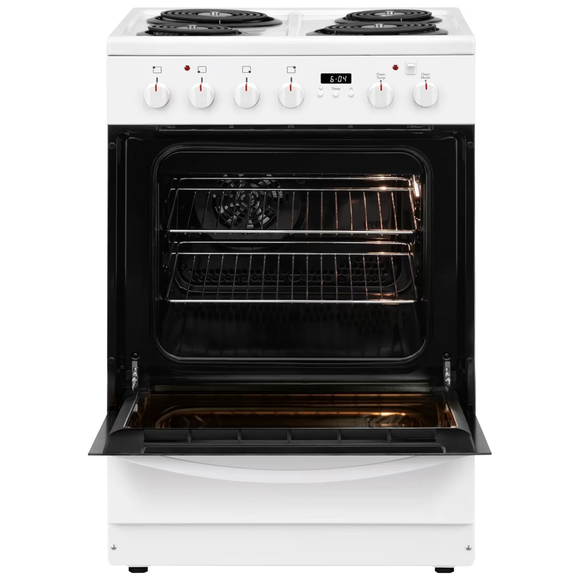 Frigidaire FCFC241CAW 24-Inch Freestanding Electric Coil Range White
