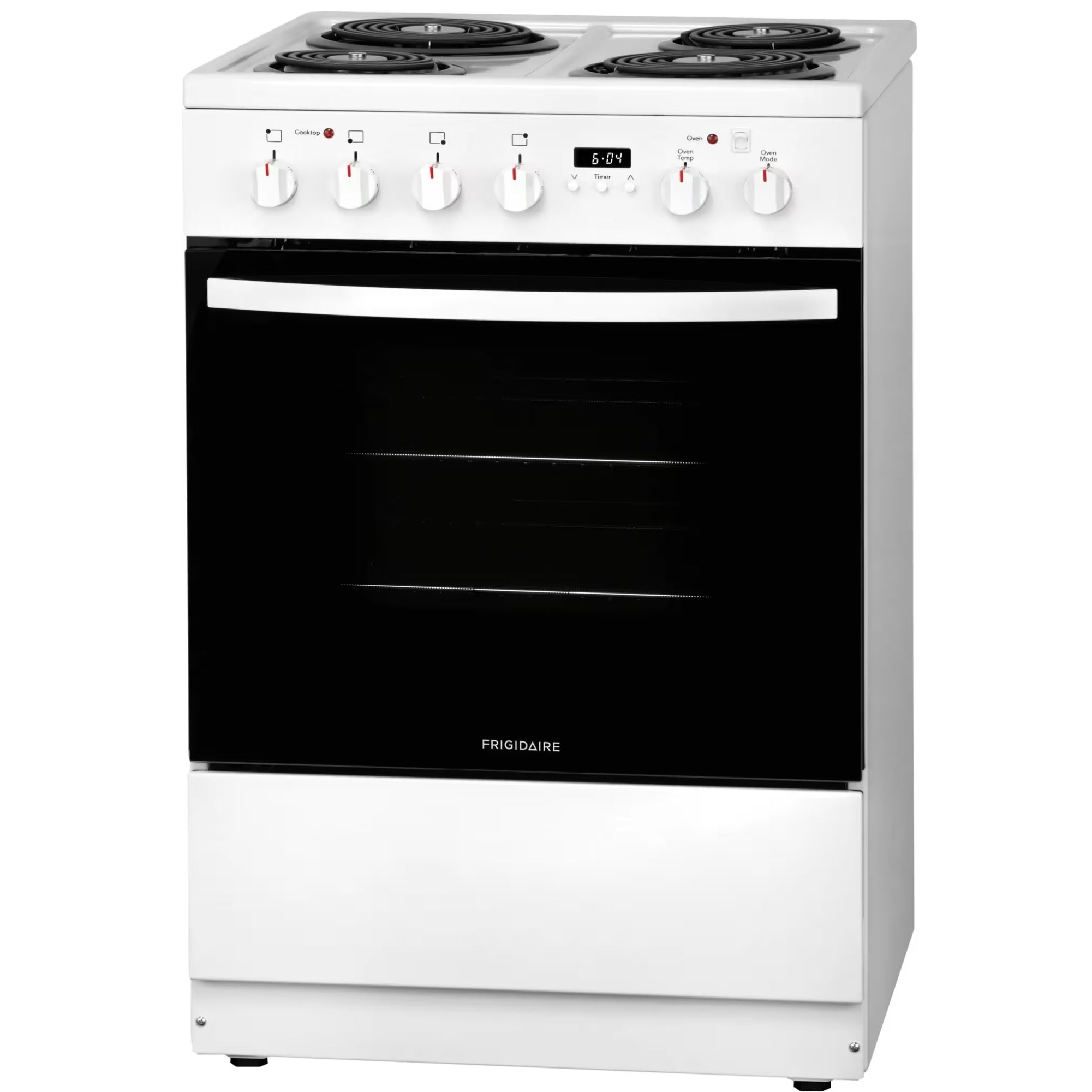 Frigidaire FCFC241CAW 24-Inch Freestanding Electric Coil Range White