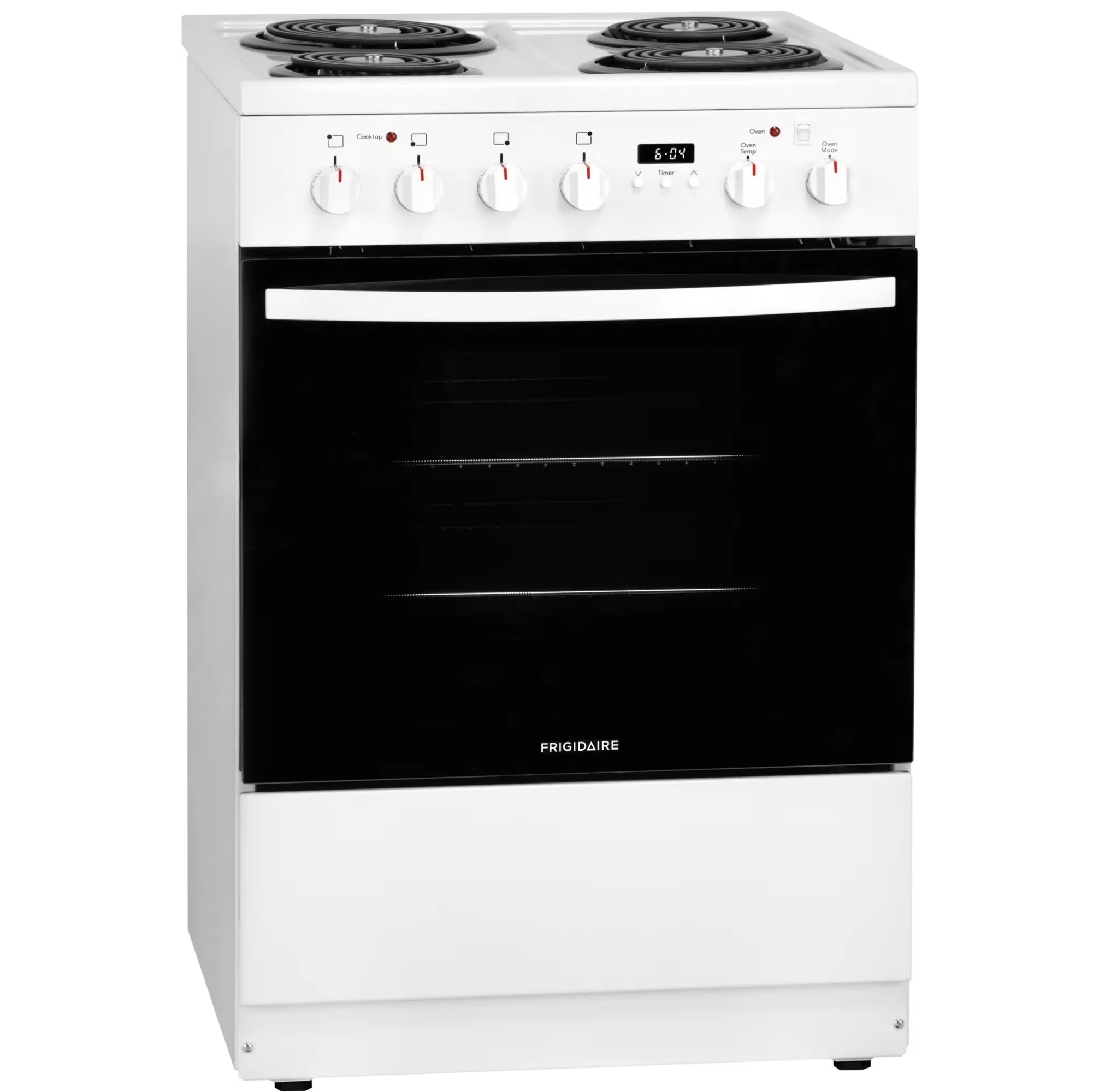 Frigidaire FCFC241CAW 24-Inch Freestanding Electric Coil Range White