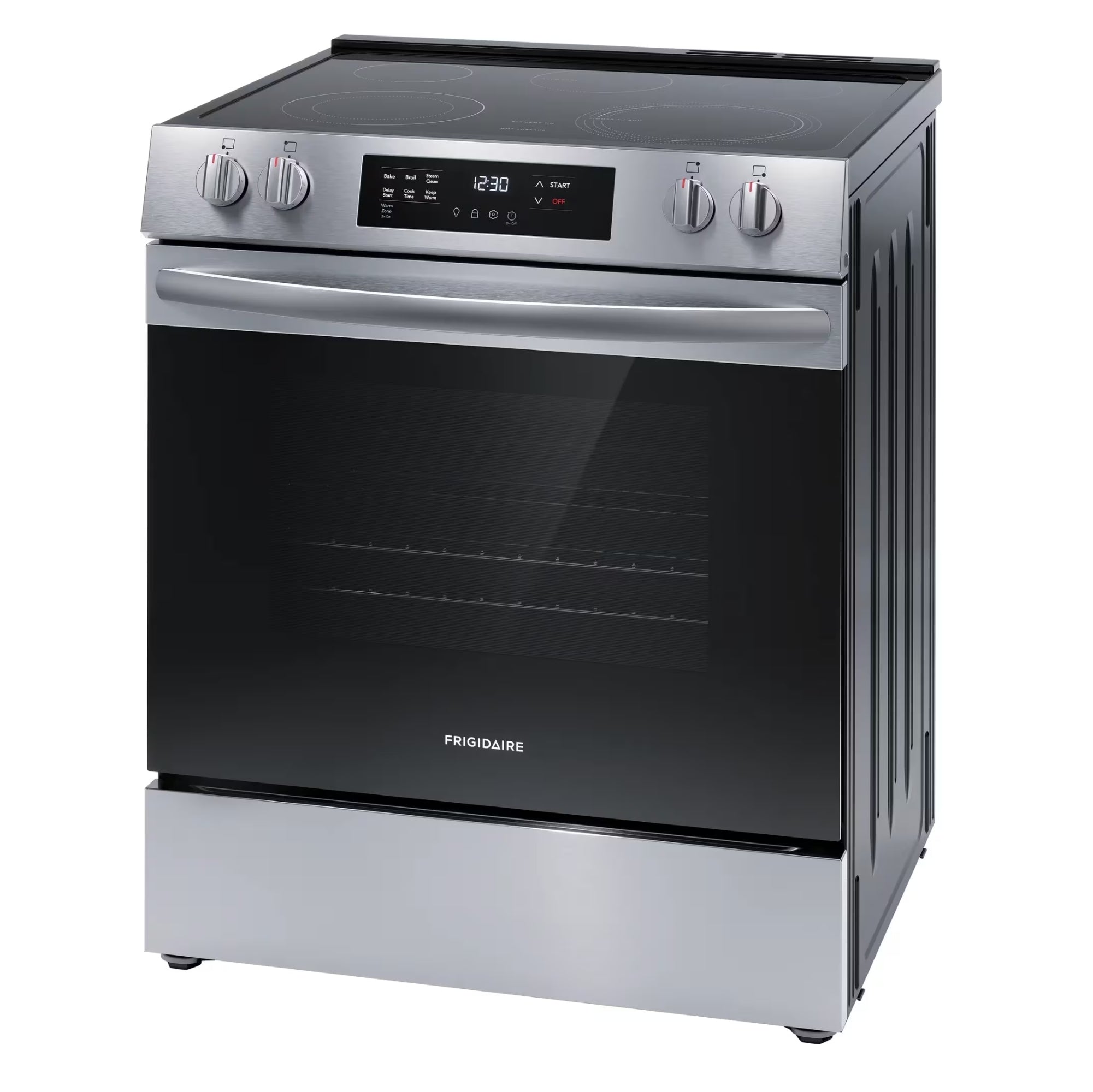 Frigidaire FCFE306CAS 30-Inch Front-Control Electric Range Stainless Steel
