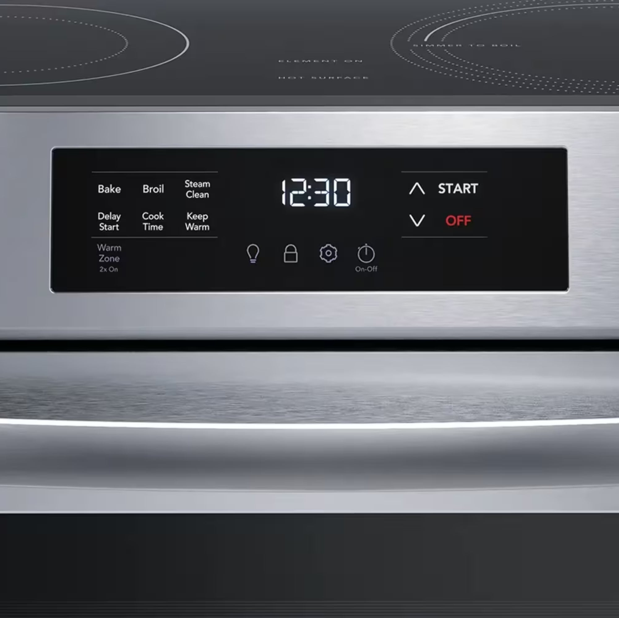 Frigidaire FCFE306CAS 30-Inch Front-Control Electric Range Stainless Steel