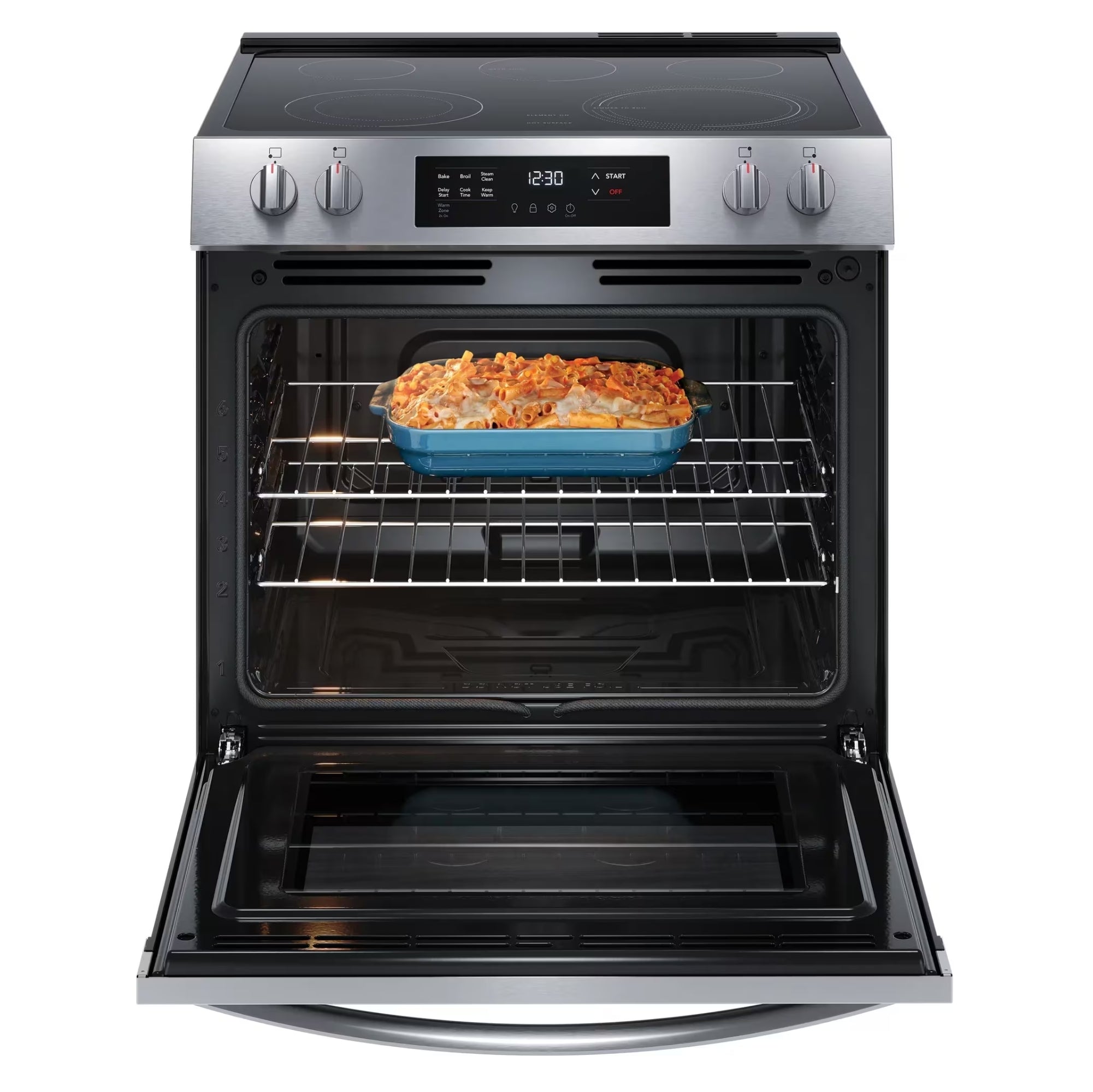 Frigidaire FCFE306CAS 30-Inch Front-Control Electric Range Stainless Steel