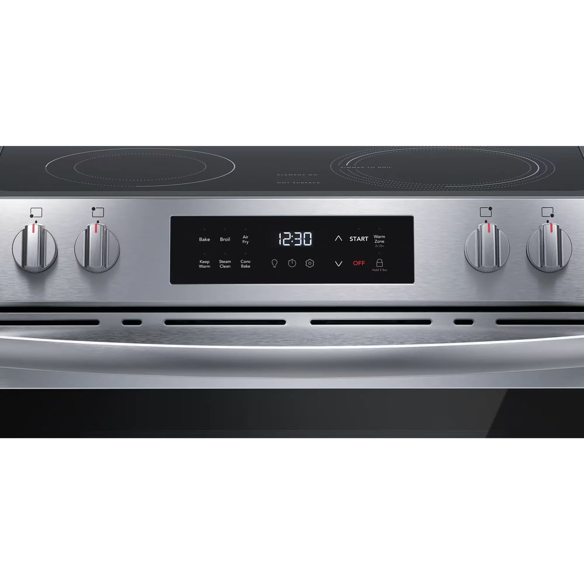 Frigidaire FCFE308CBS 30-Inch Front-Control Electric Range with Air Fry Stainless Steel