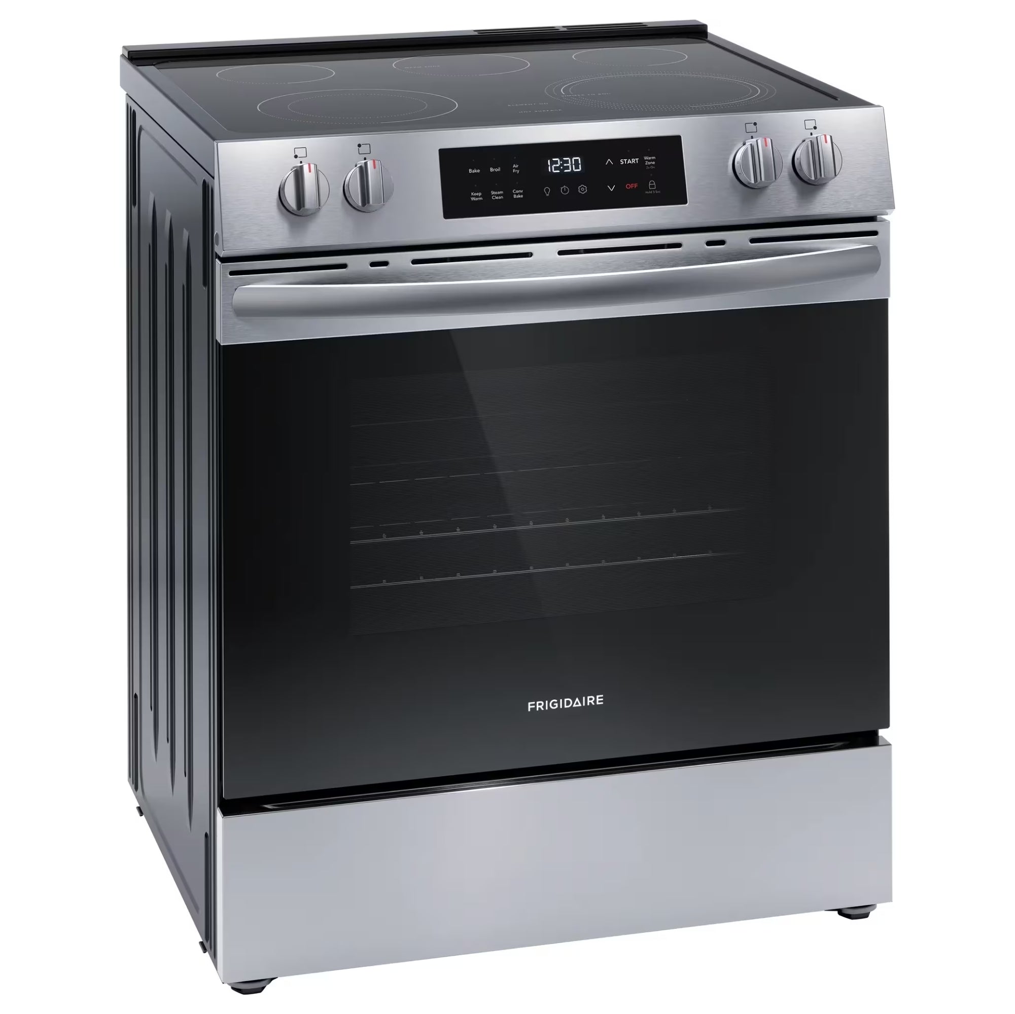 Frigidaire FCFE308CBS 30-Inch Front-Control Electric Range with Air Fry Stainless Steel