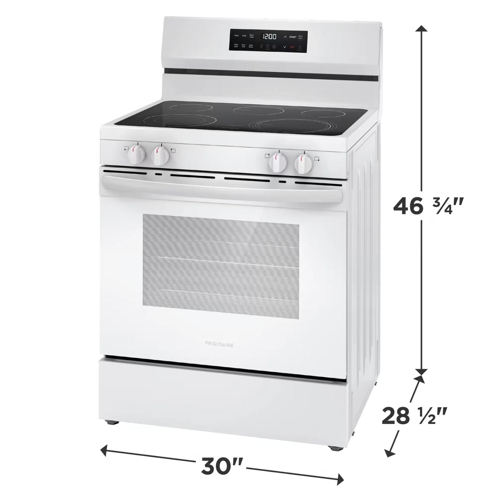 Frigidaire FCRE306CAW 30-Inch Electric Range  White