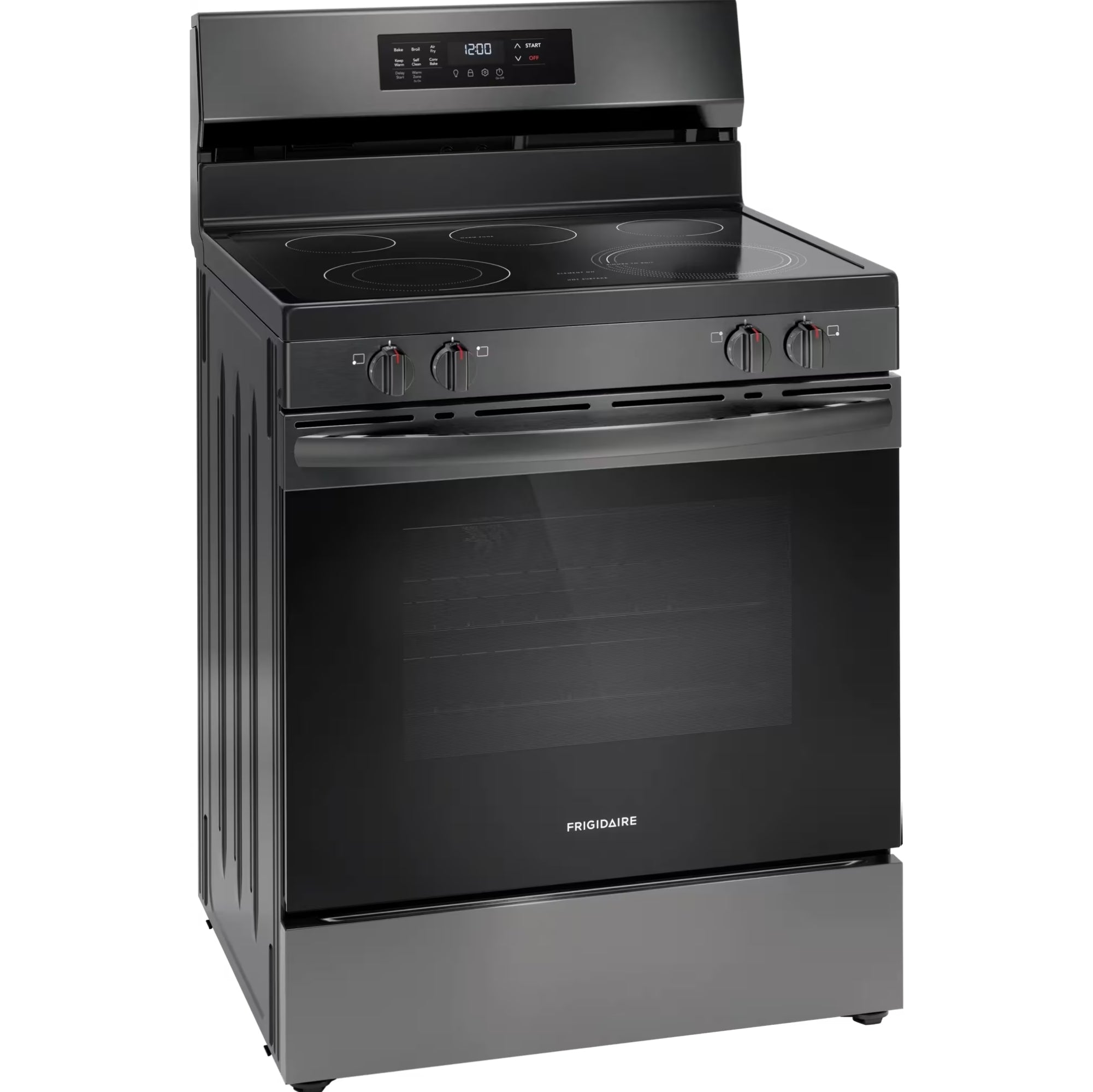 Frigidaire FCRE308CAD 30-Inch Electric Range with Air Fry Black Stainless Steel