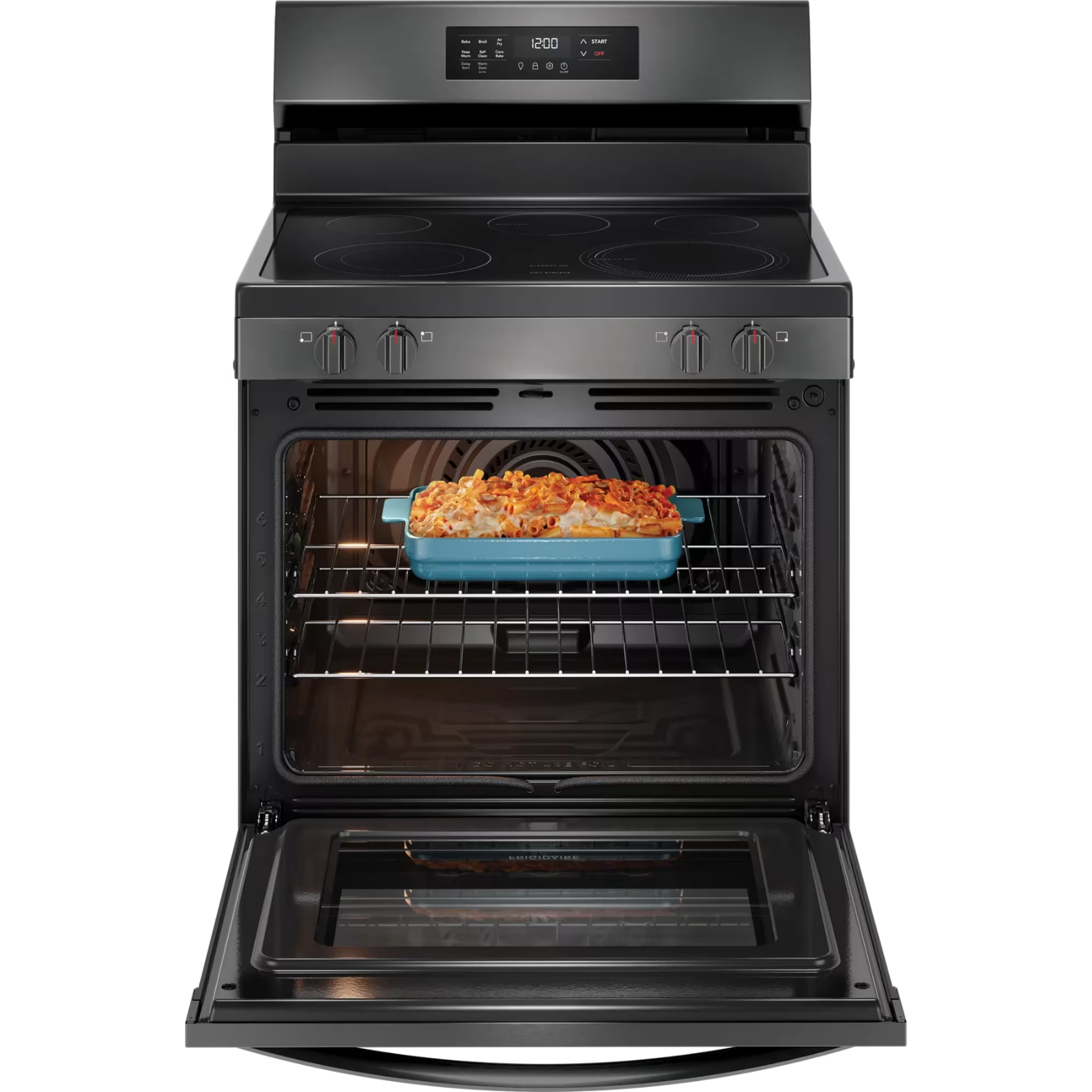 Frigidaire FCRE308CAD 30" Electric Range with Air Fry Black Stainless Steel