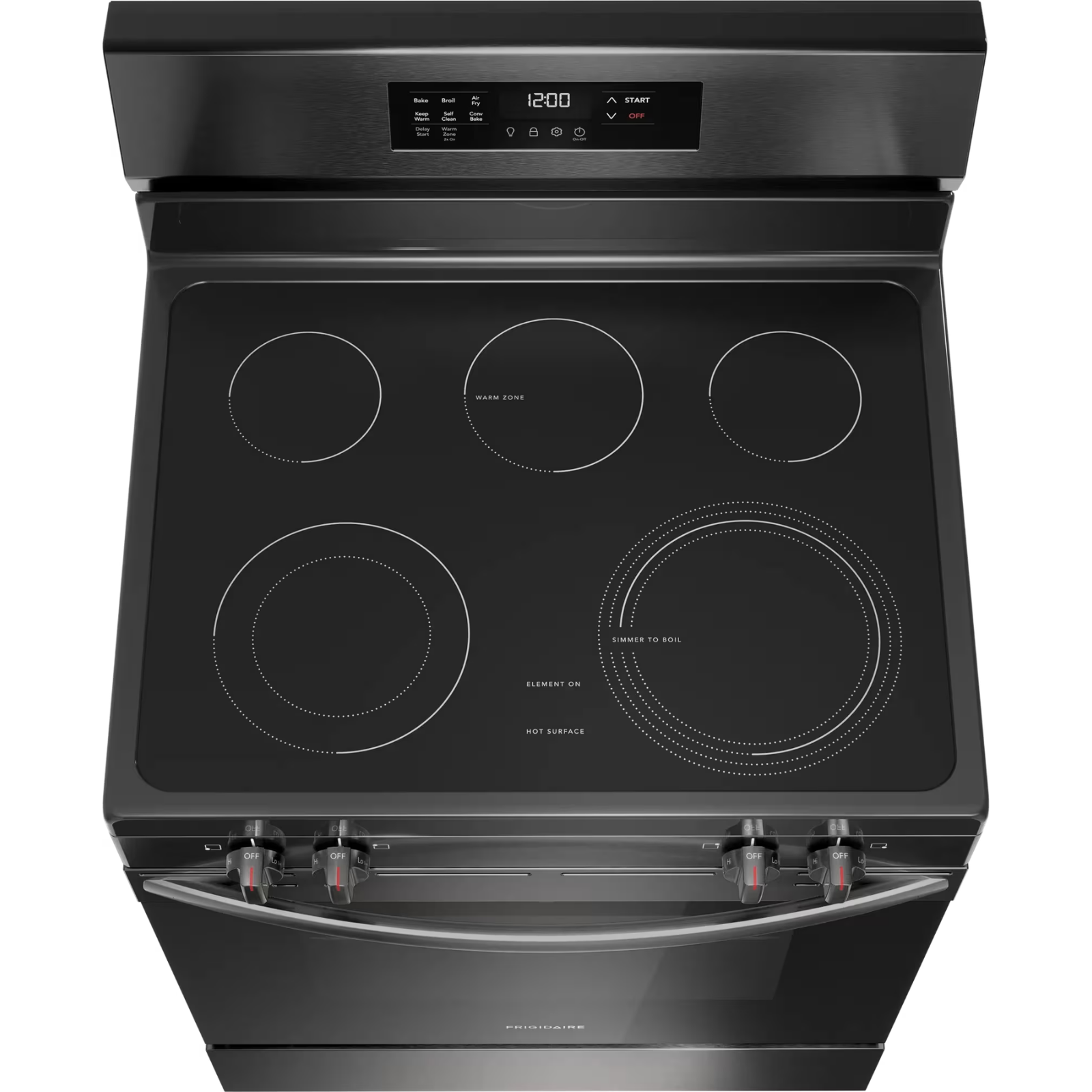Frigidaire FCRE308CAD 30" Electric Range with Air Fry Black Stainless Steel