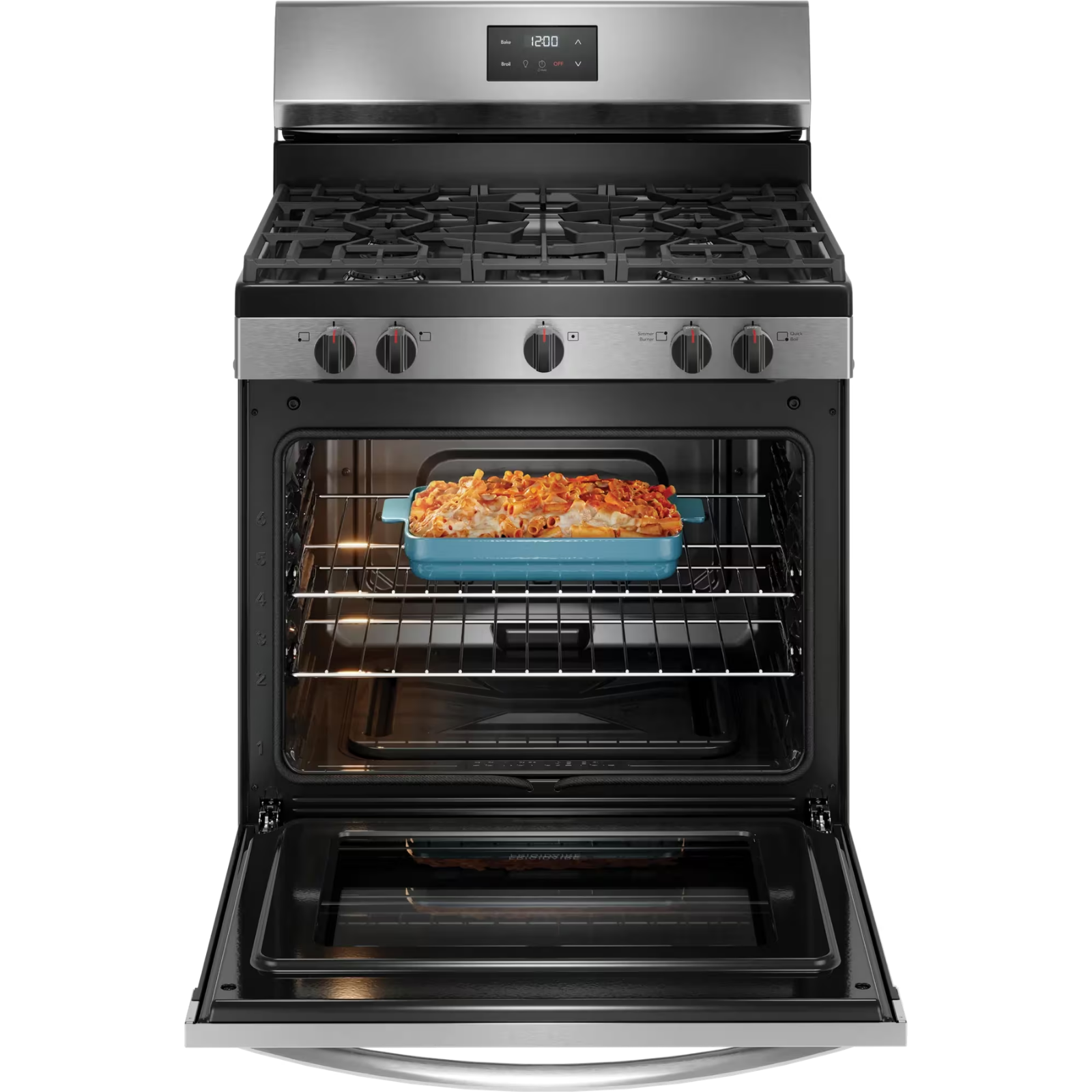 Frigidaire FCRG3052BS 30-Inch Freestanding Gas Range Stainless Steel