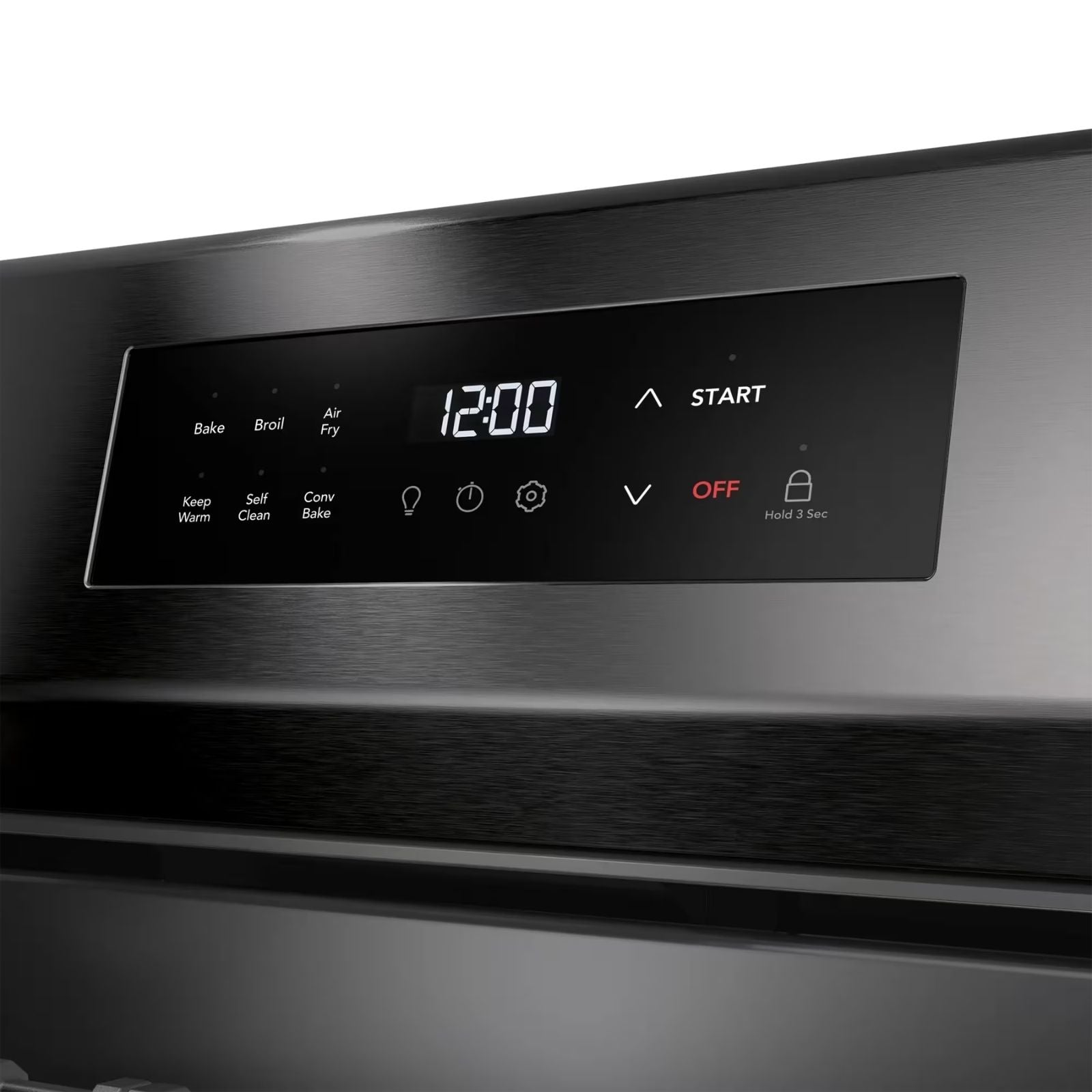Frigidaire FCRG3083AD 30-Inch Gas Range with Air Fry Black Stainless Steel