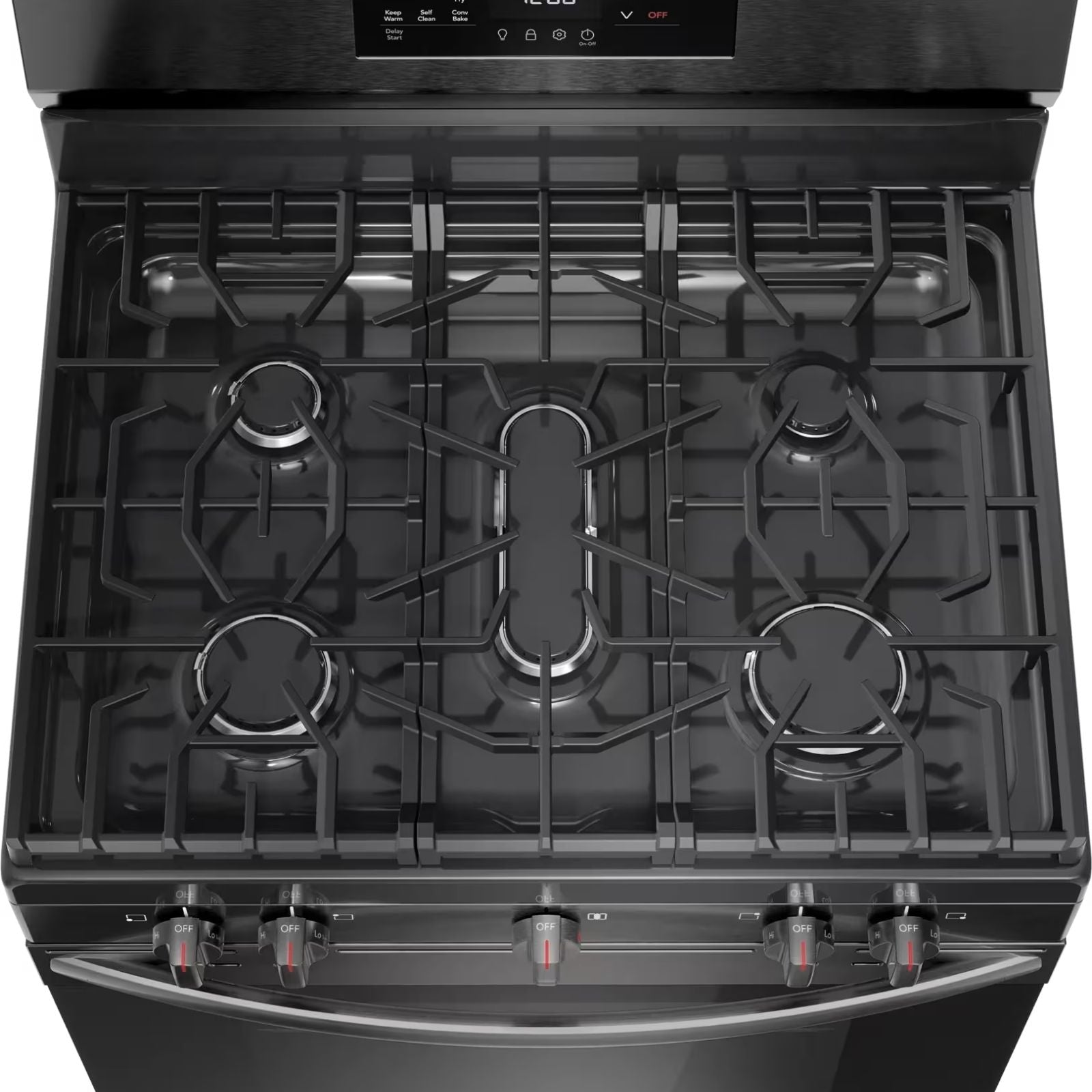 Frigidaire FCRG3083AD 30-Inch Gas Range with Air Fry Black Stainless Steel
